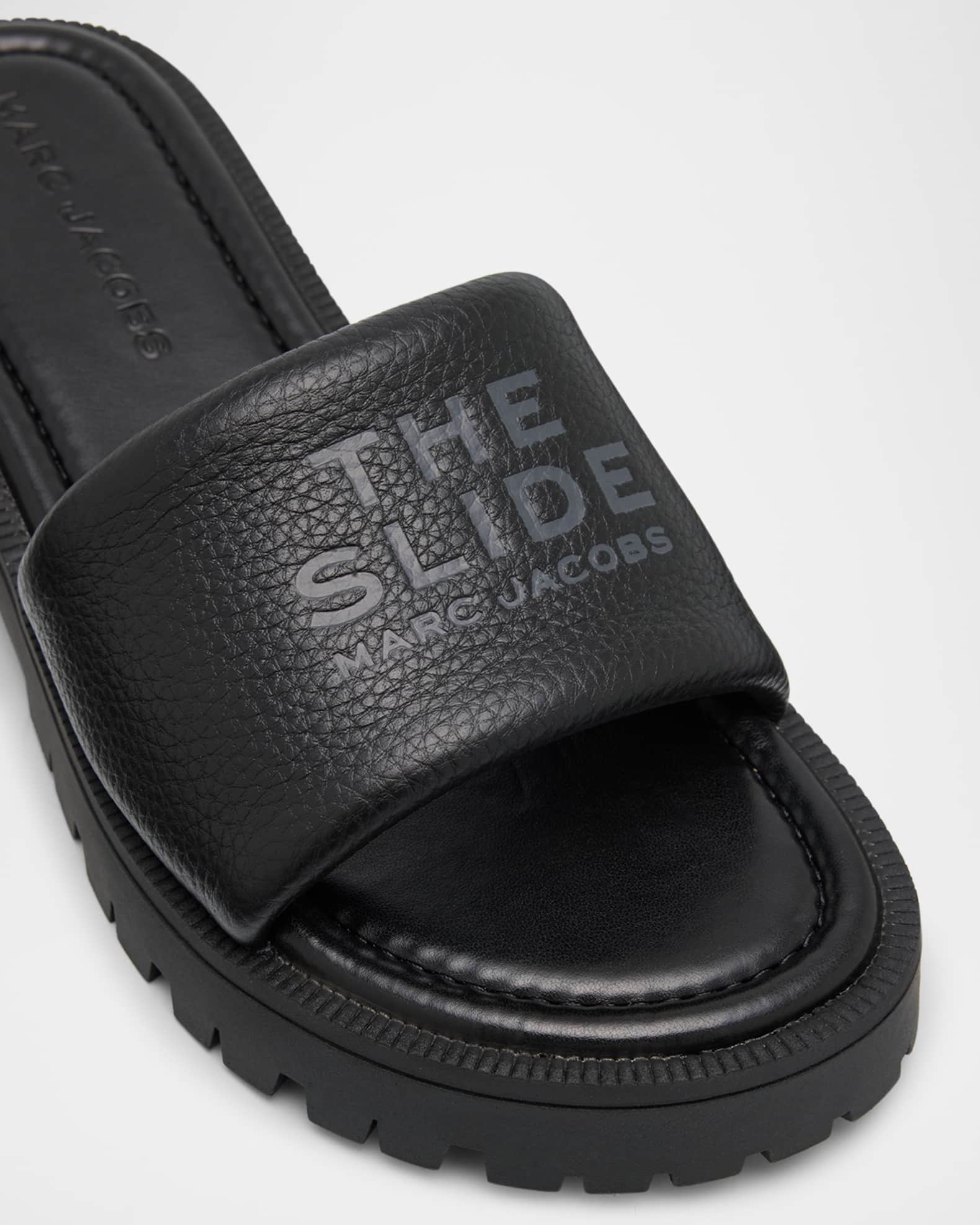 靴 THE SLIDE MARC JACOBS Marc Jacobs The Slide Leather Sandals | Saks Fifth Avenue