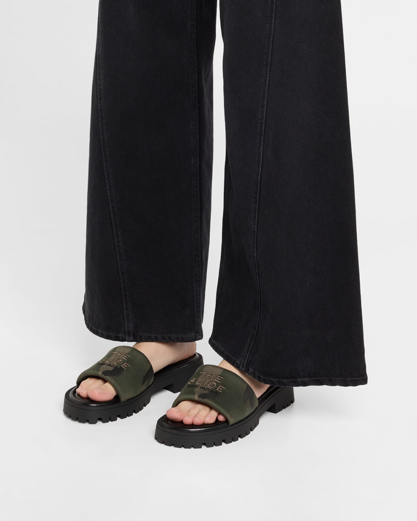Marc Jacobs The Slide Sandals | Neiman Marcus