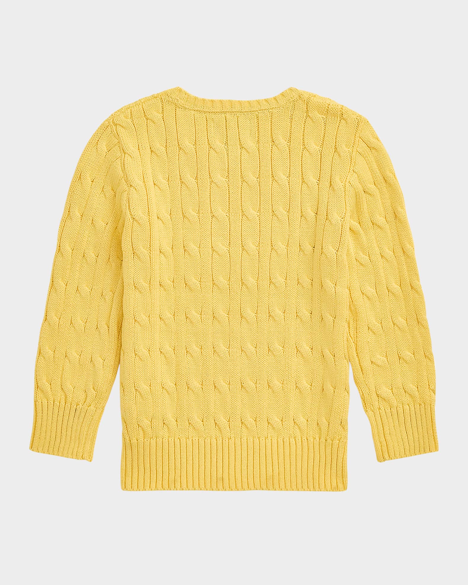 Boy's Combed Cotton Cable-Knit Sweater 1