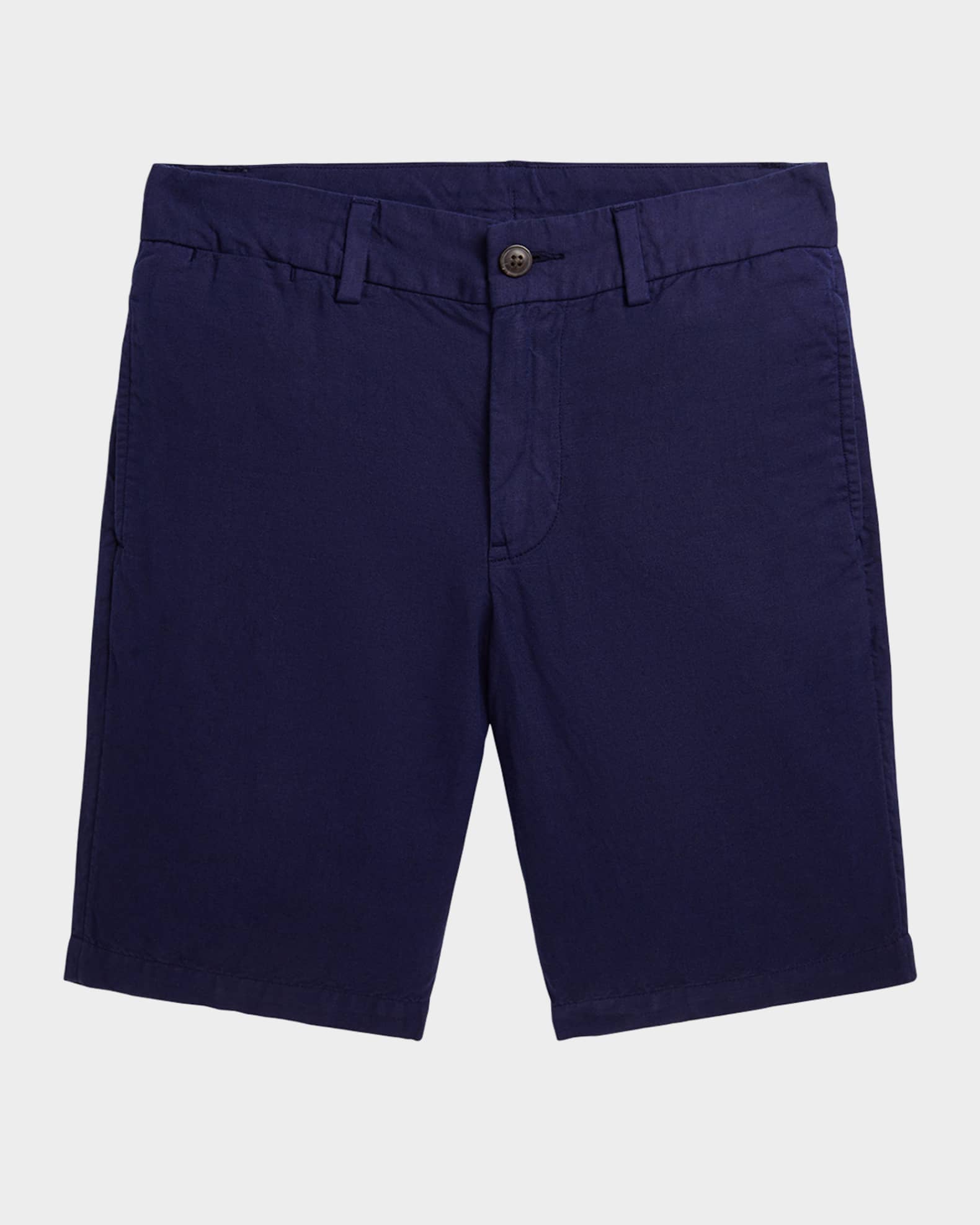 Boy's Preppy Pony Embroidered Shorts, Size 8-14 0