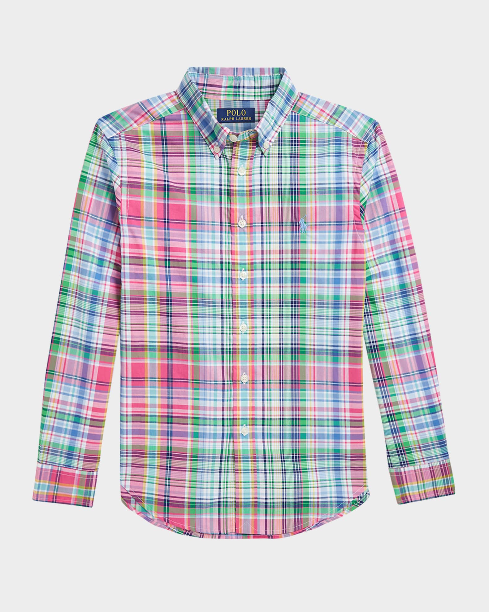 Boy's Striped Sport Shirt W/ Embroidered Pony 0