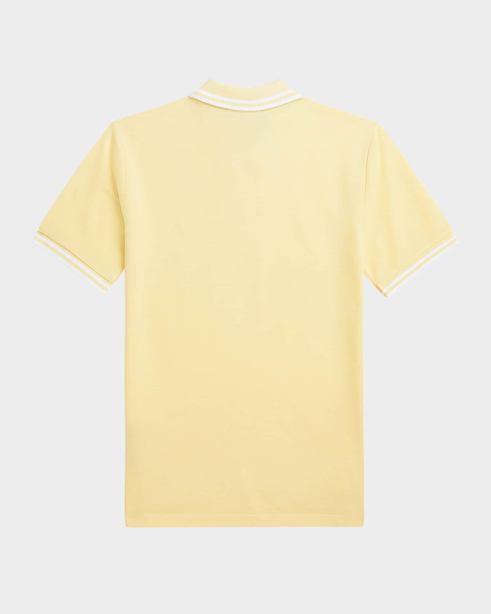 Boy's Striped Trim Polo Shirt 1