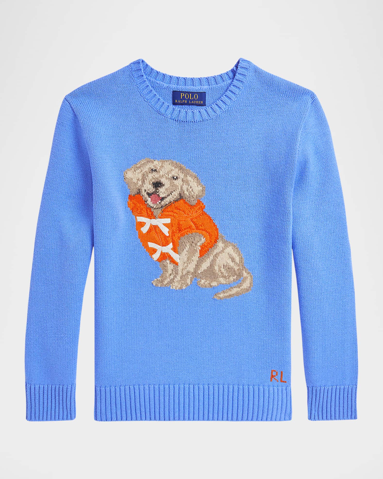 Boy's Graphic Dog Sweater 0