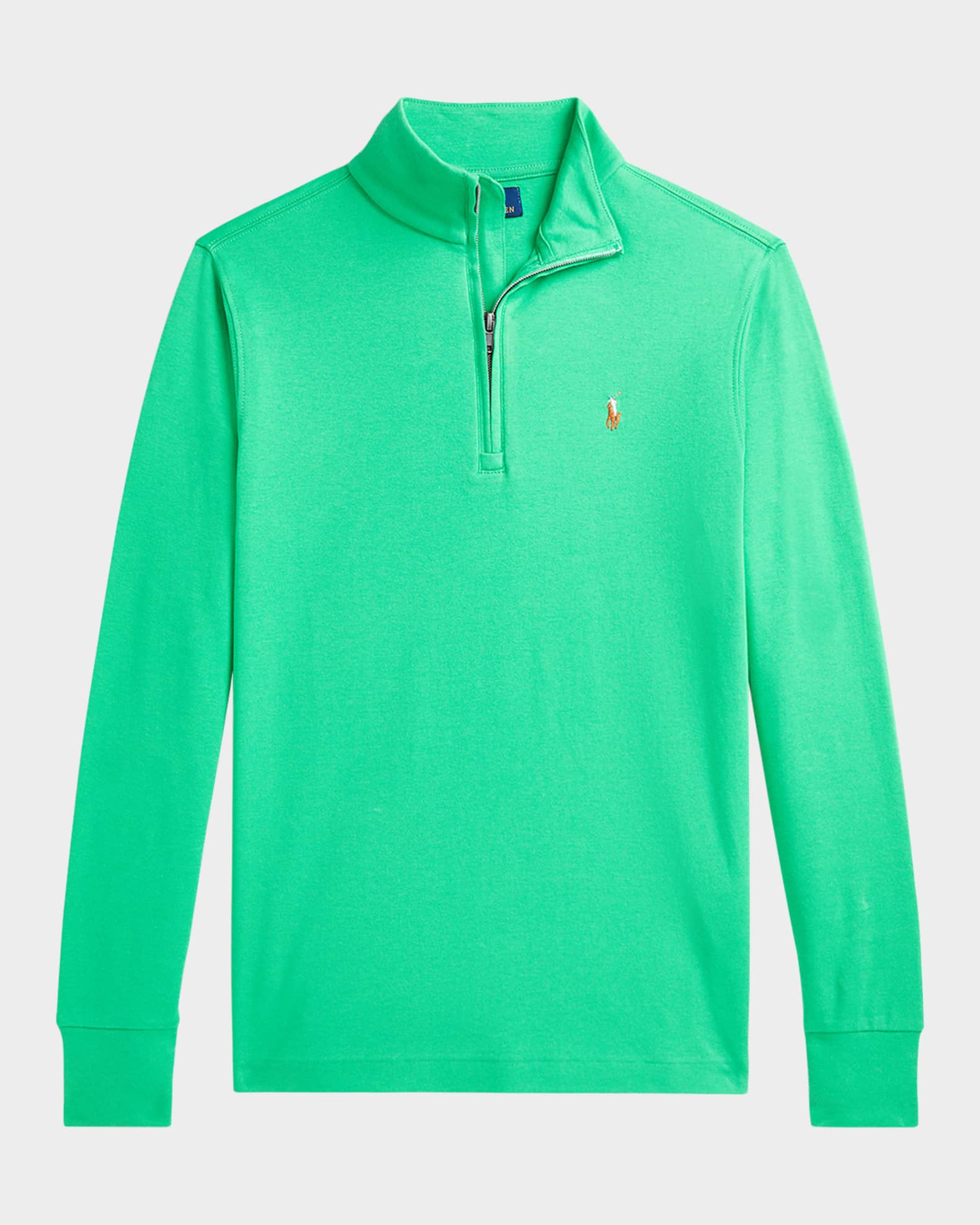 Boy's Lightweight Embroidered Quarter Zip 0