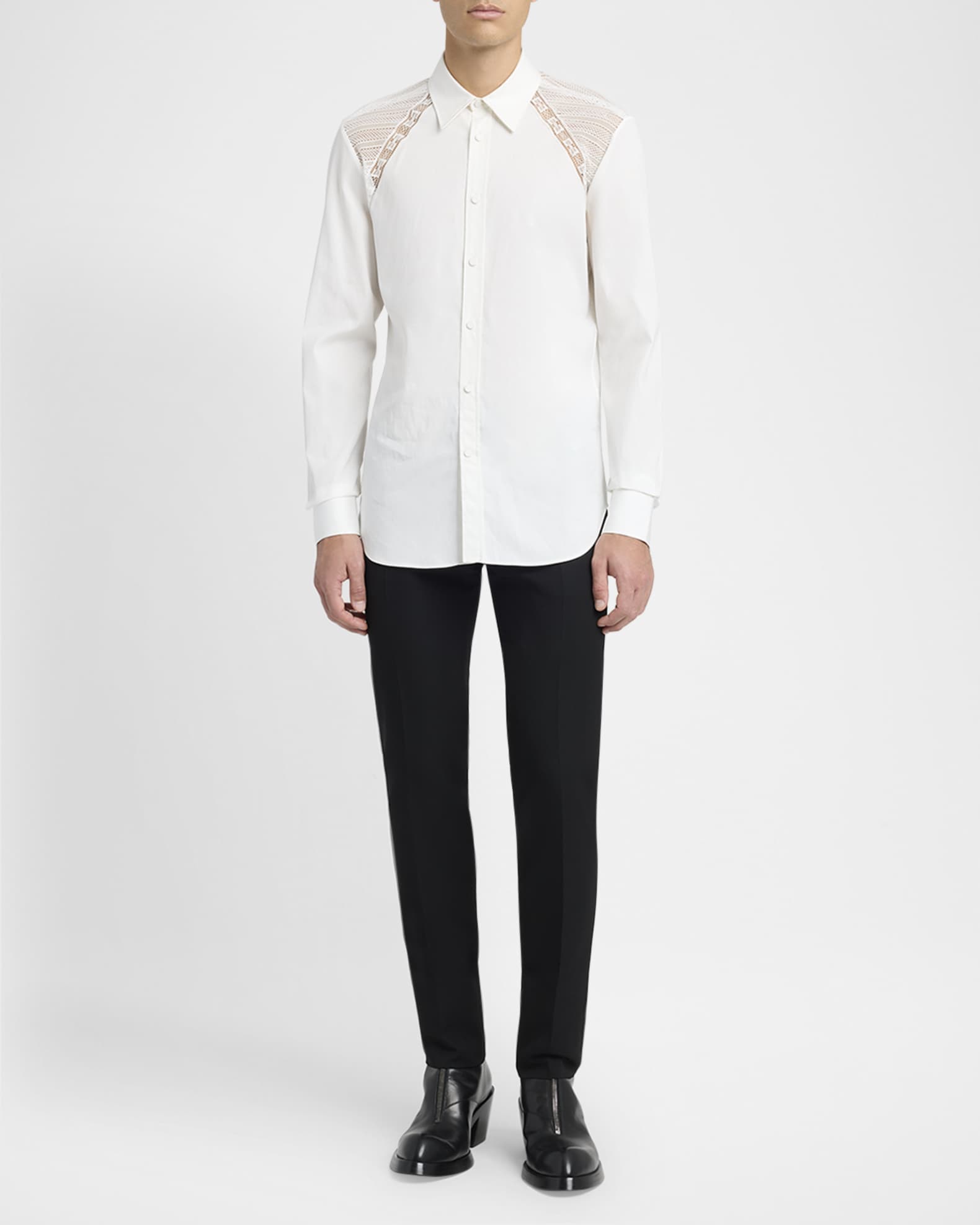 Men's Lace Harness Shirt 1