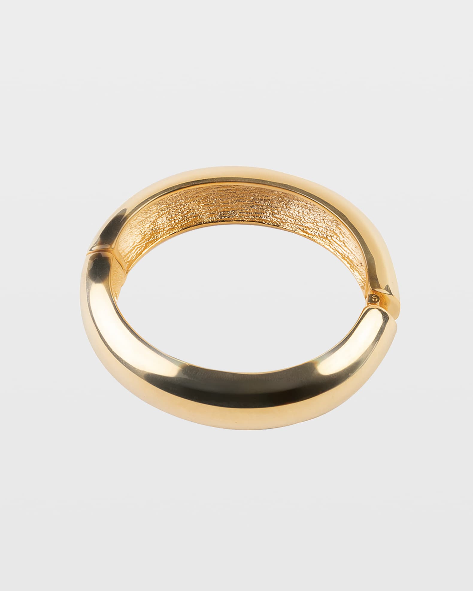 Polished Hinged Bangle Bracelet 0