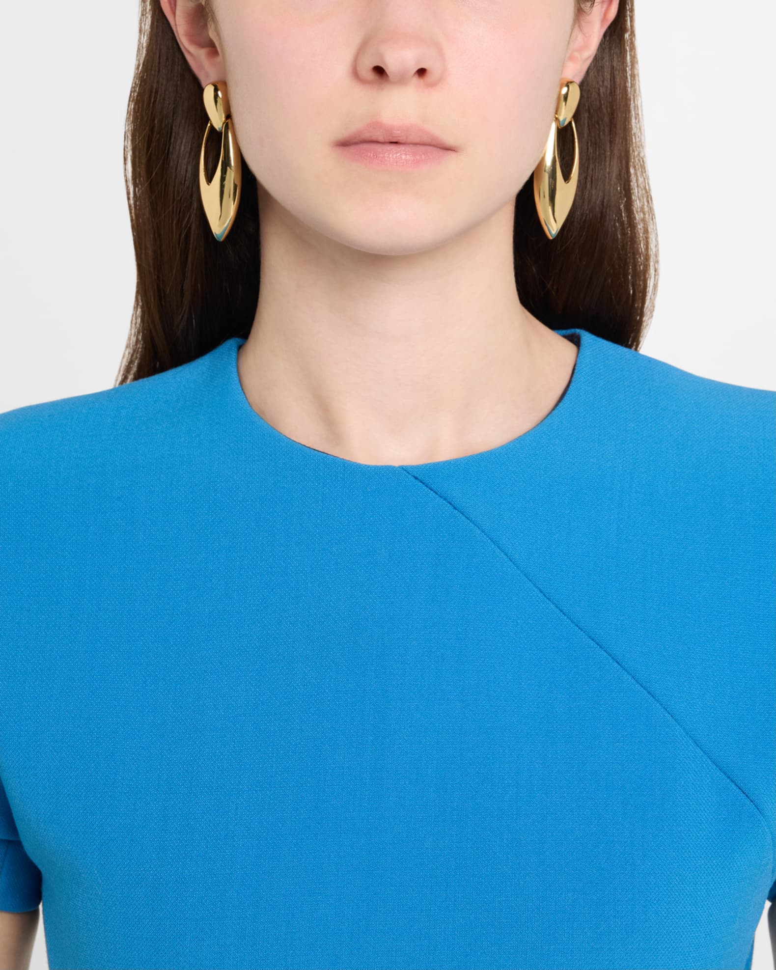 Polished Arrow Drop Earrings 1