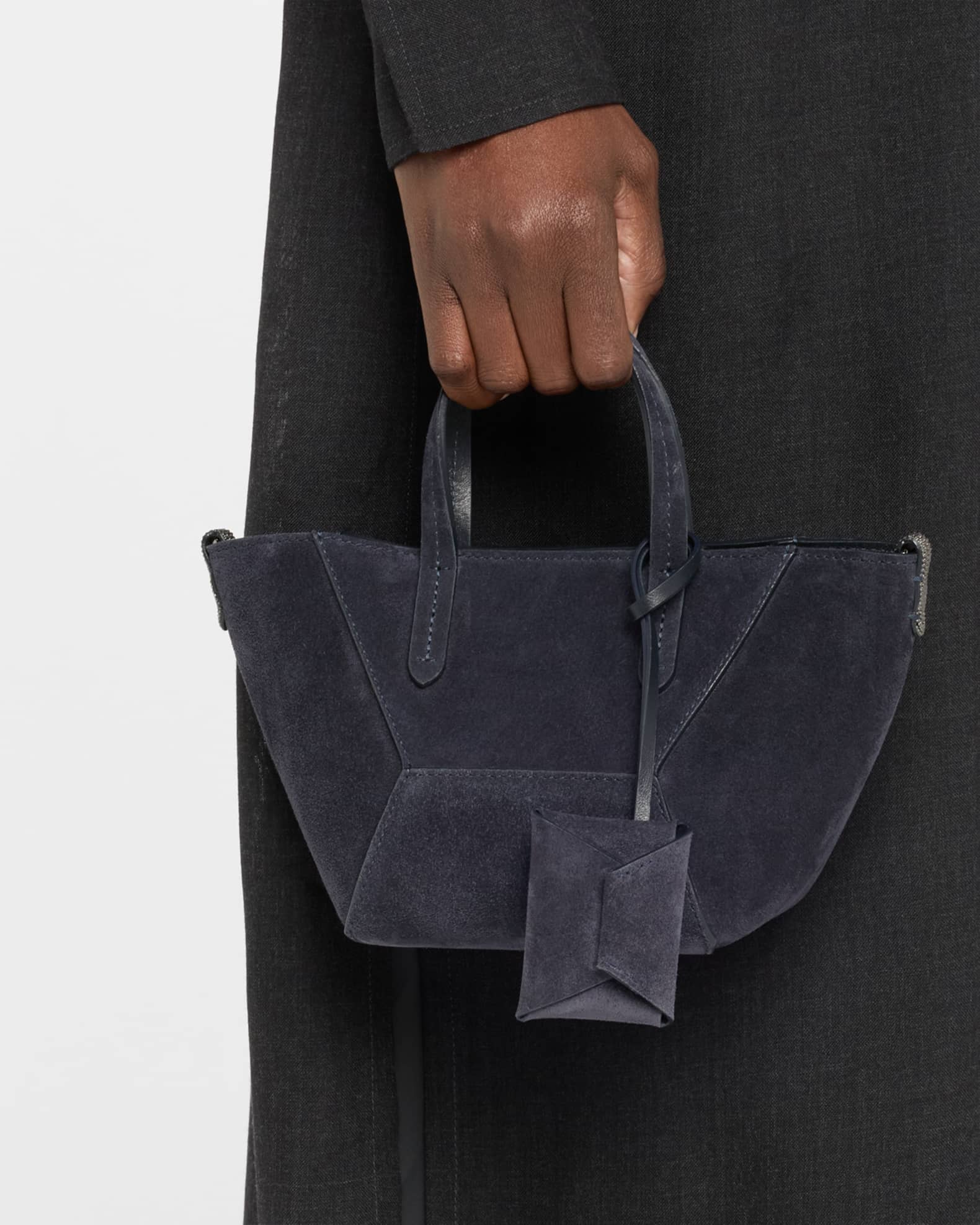 Duo Suede Bag Charm  1