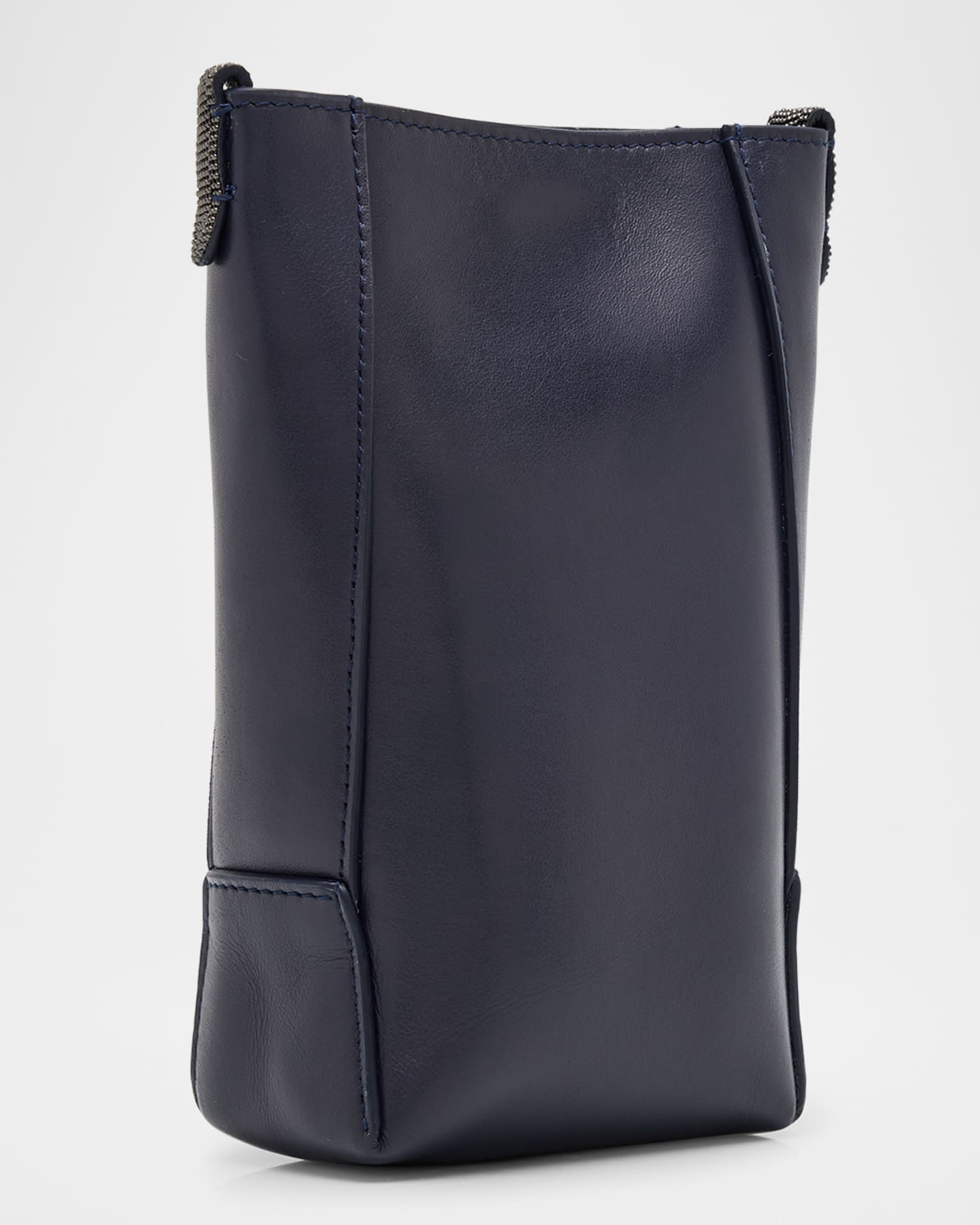 Brunello Cucinelli Duo Leather Phone Crossbody Bag | Neiman