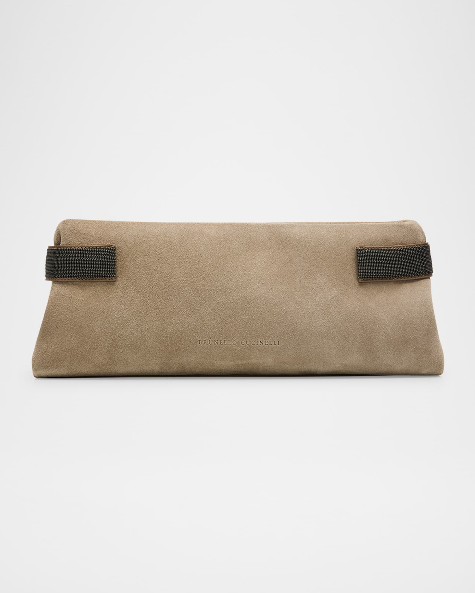 Essense Monili Suede Clutch Bag 0