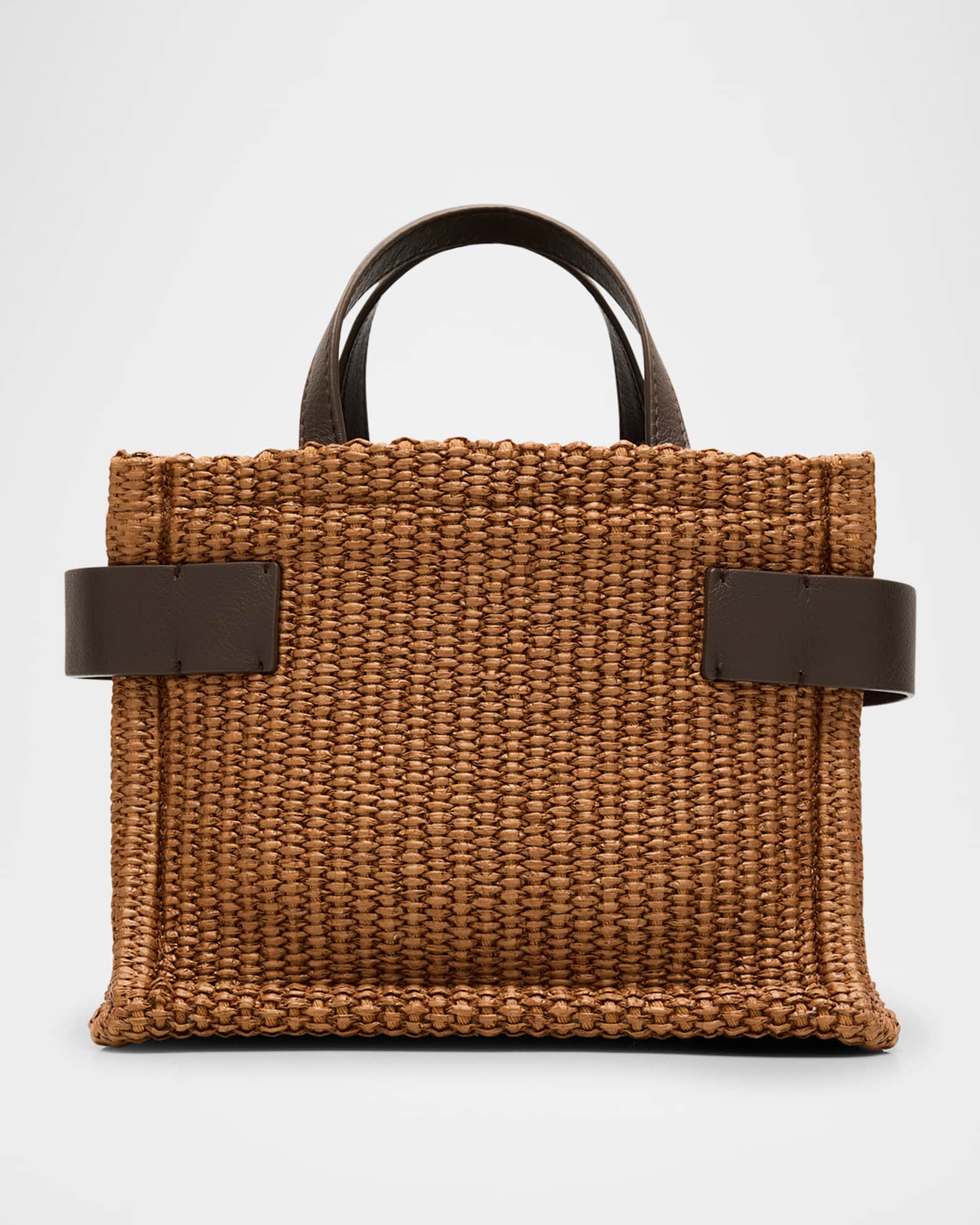 Essense Mini Raffia Tote Bag 0