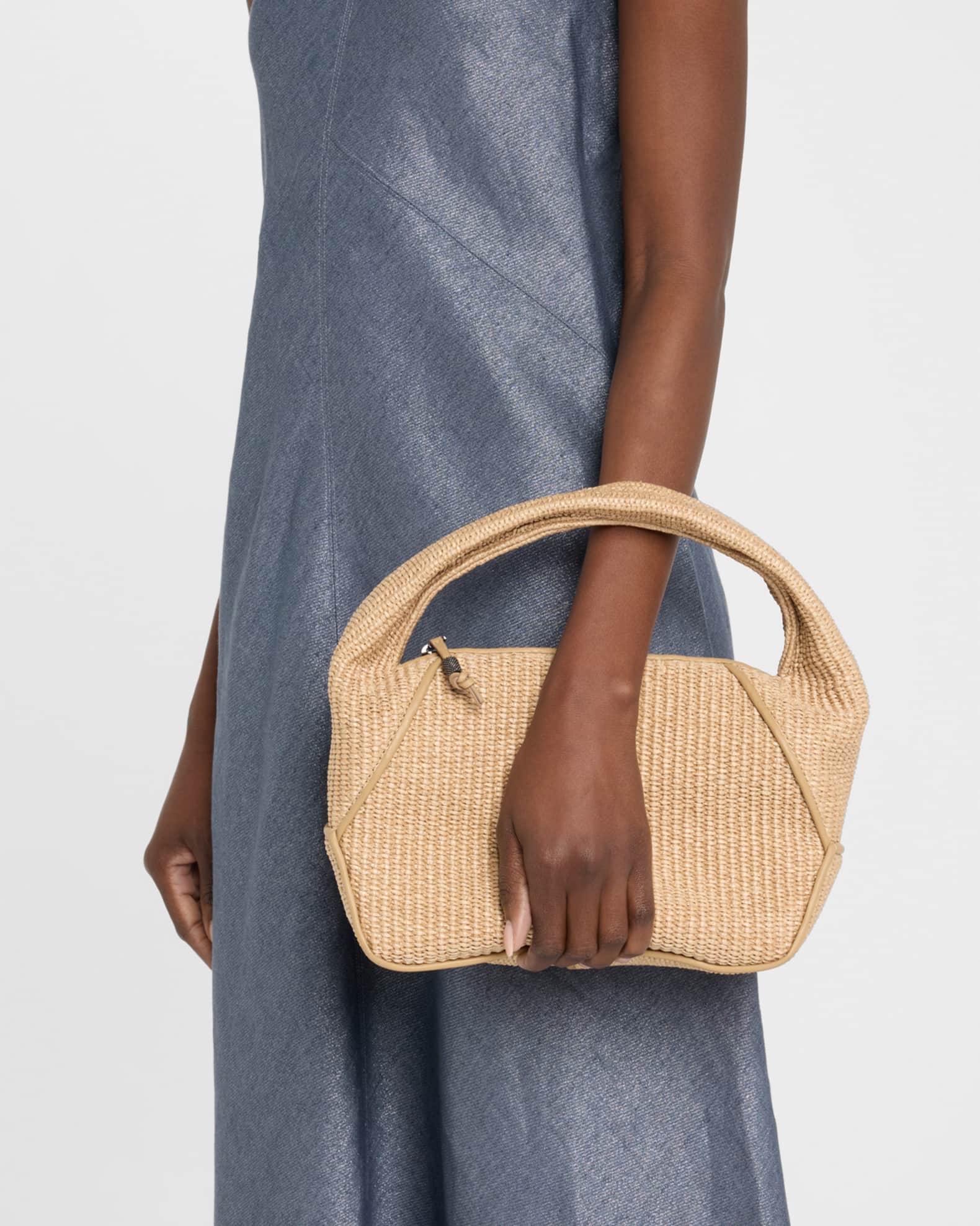 Essense Raffia Hobo Bag  1