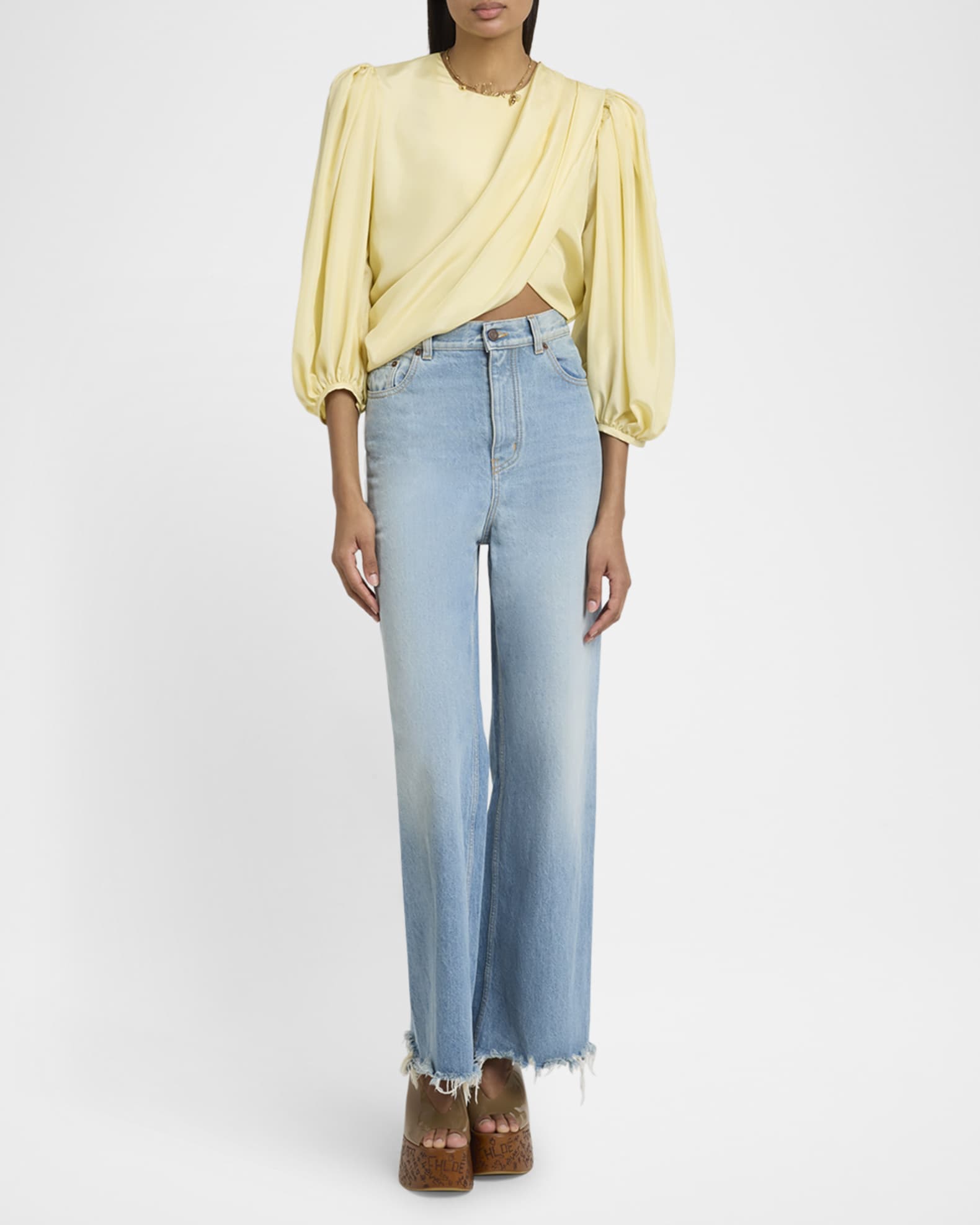 Draped Cropped Top 1