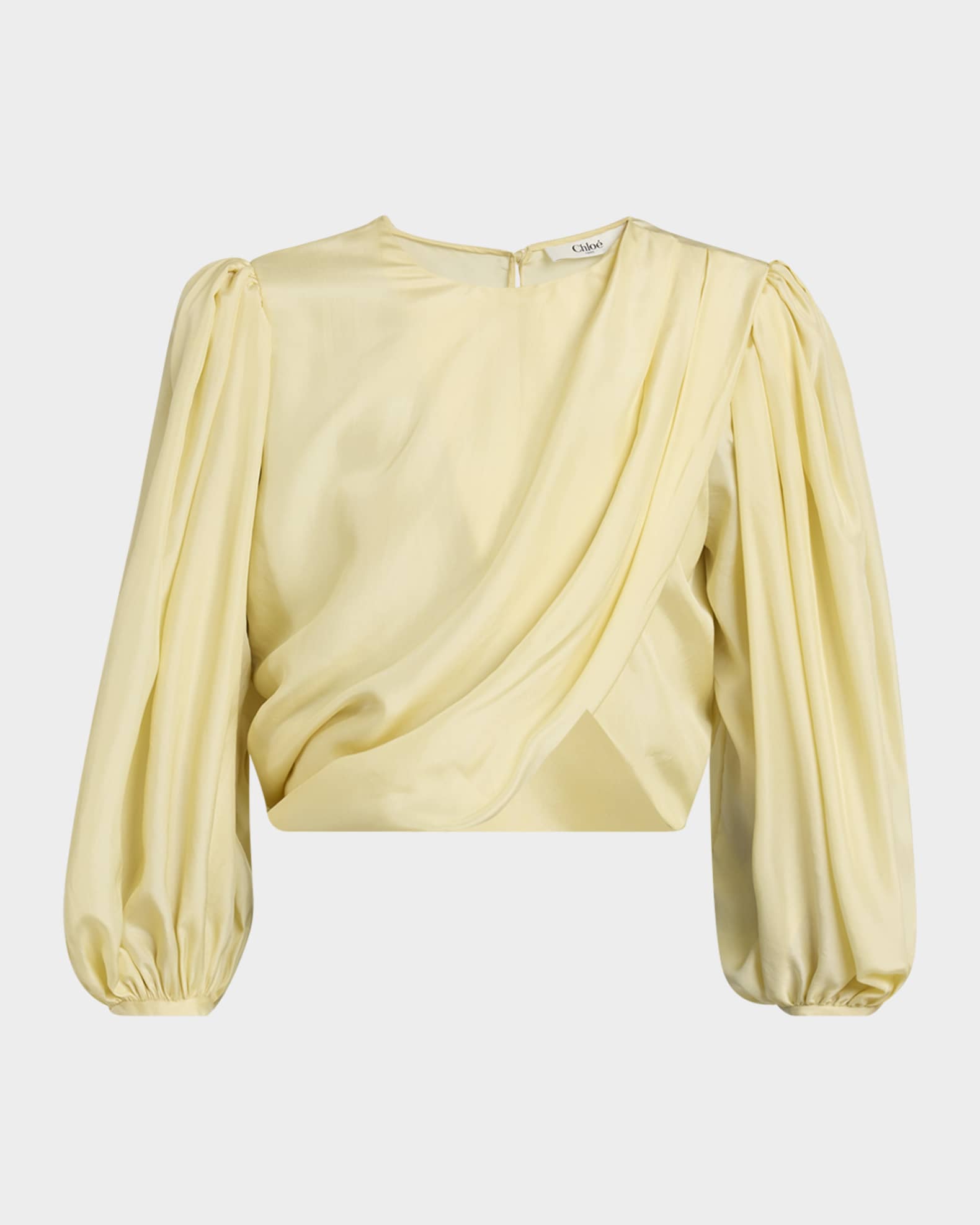 Draped Cropped Top 0