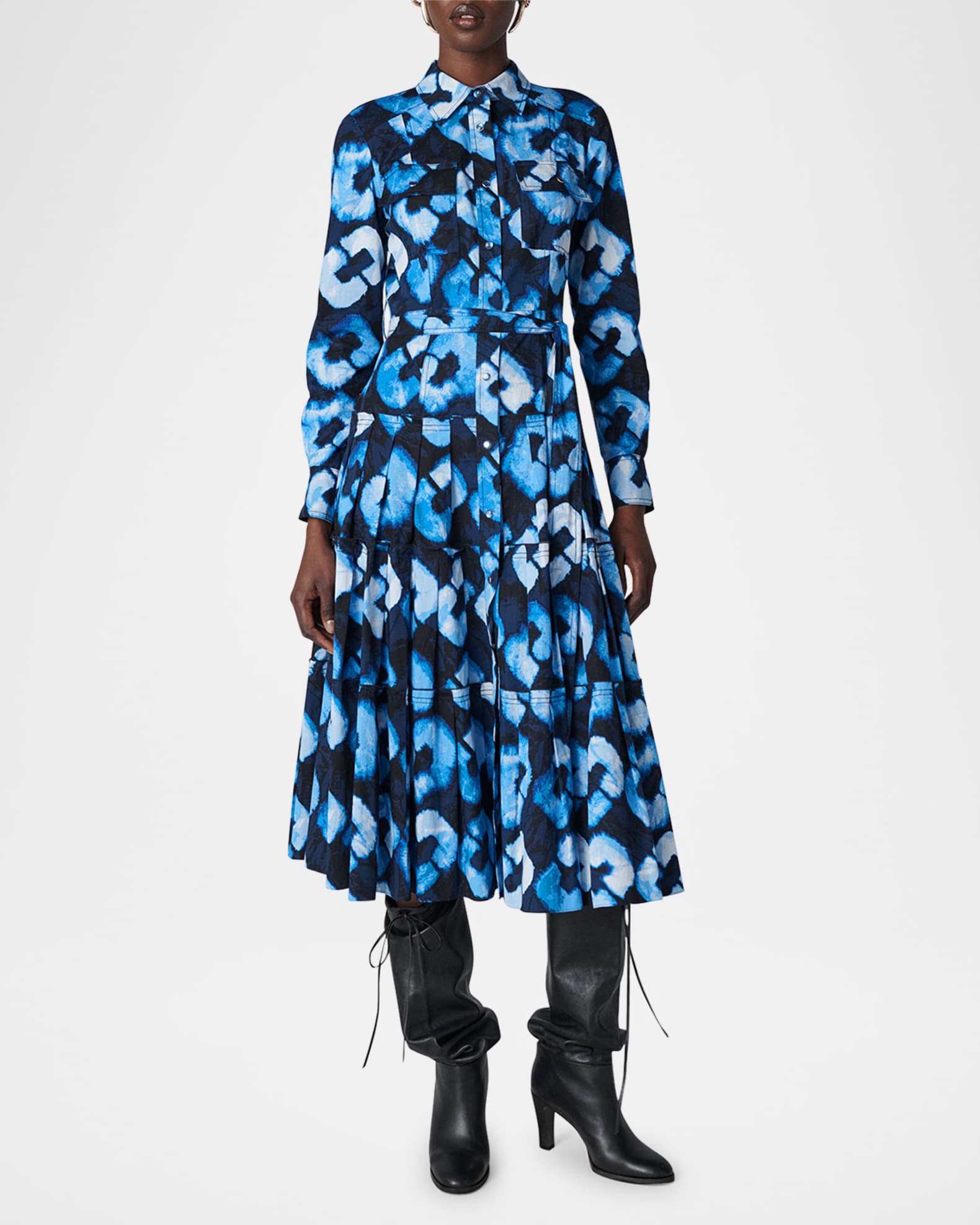 DIANE VON FURSTENBERG★素敵！Trudyミディワンピース DIANE von FURSTENBERG ワンピース（DIANE von FURSTENBERG