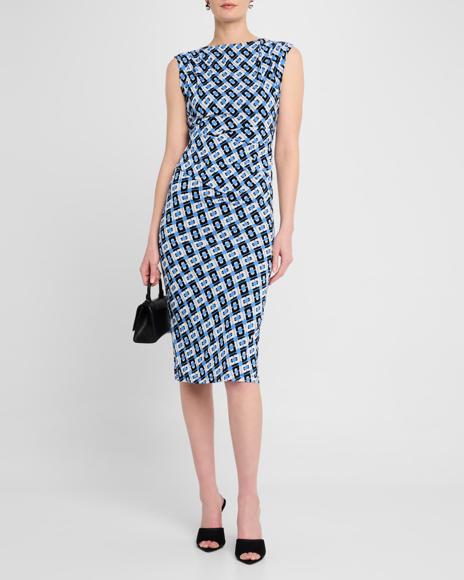 Darrius Geometric-Print Bodycon Dress 1