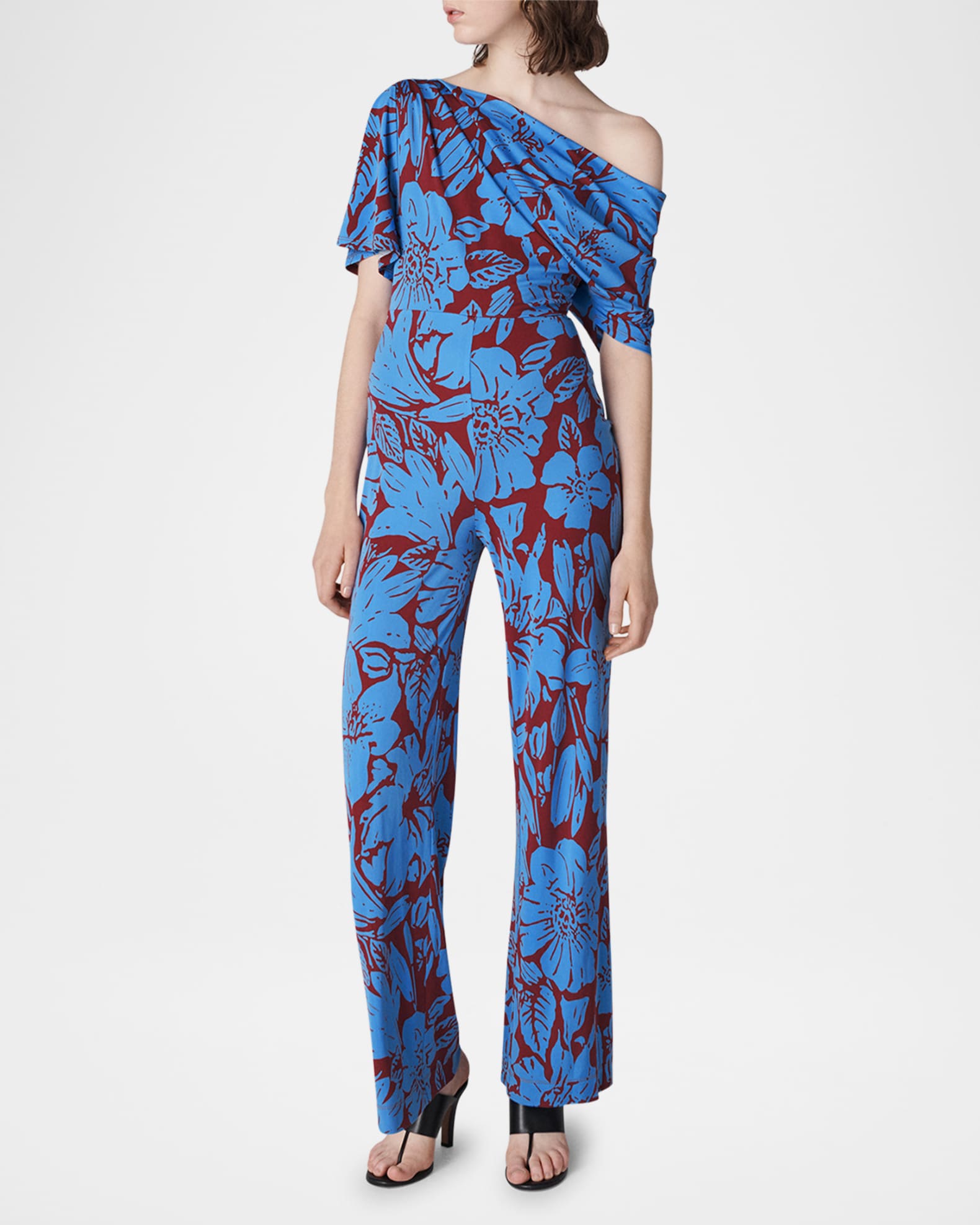 Wittrock One-Shoulder Jersey Jumpsuit 1