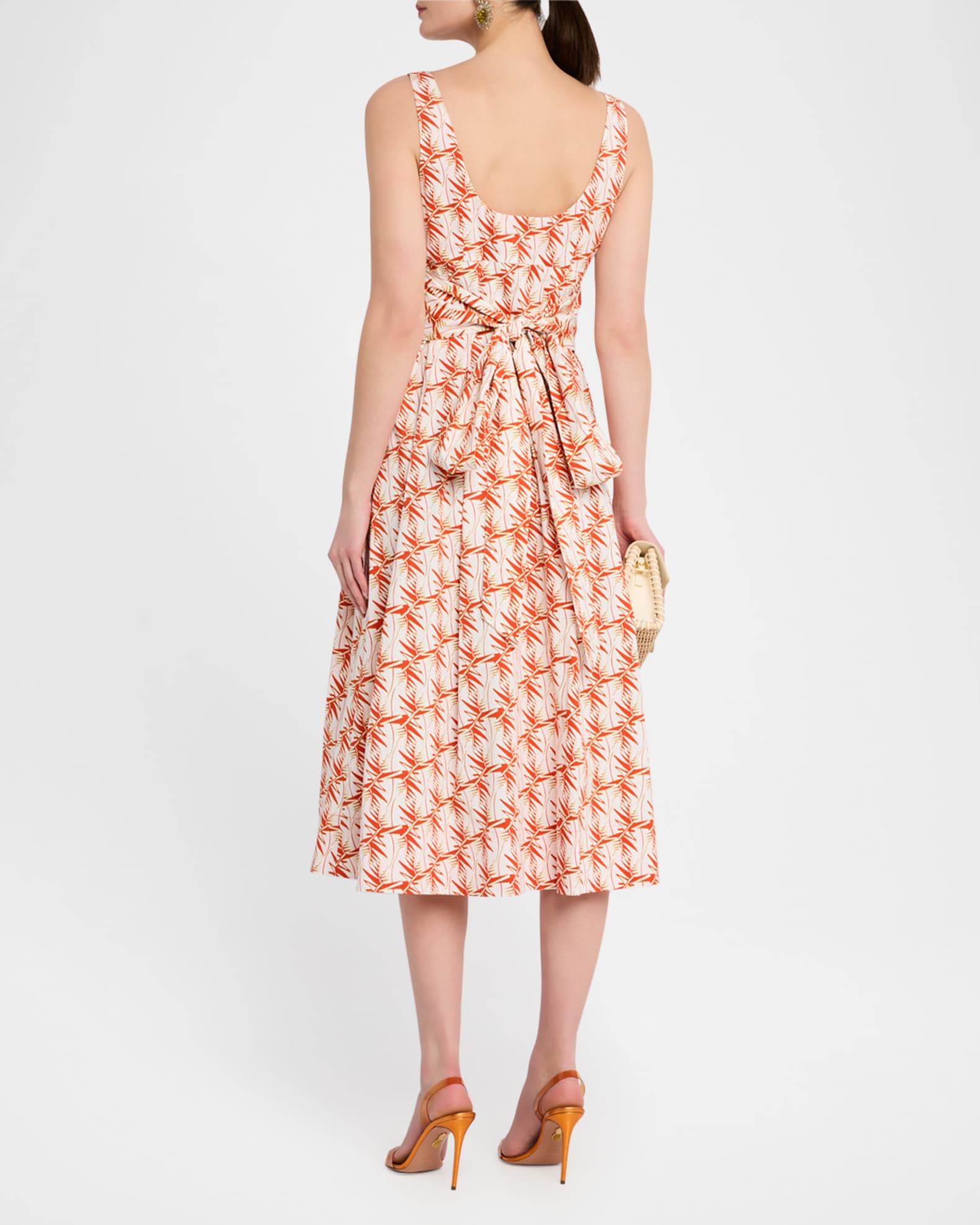 Diane von Furstenberg Thalia Sleeveless Scoop-Neck Midi