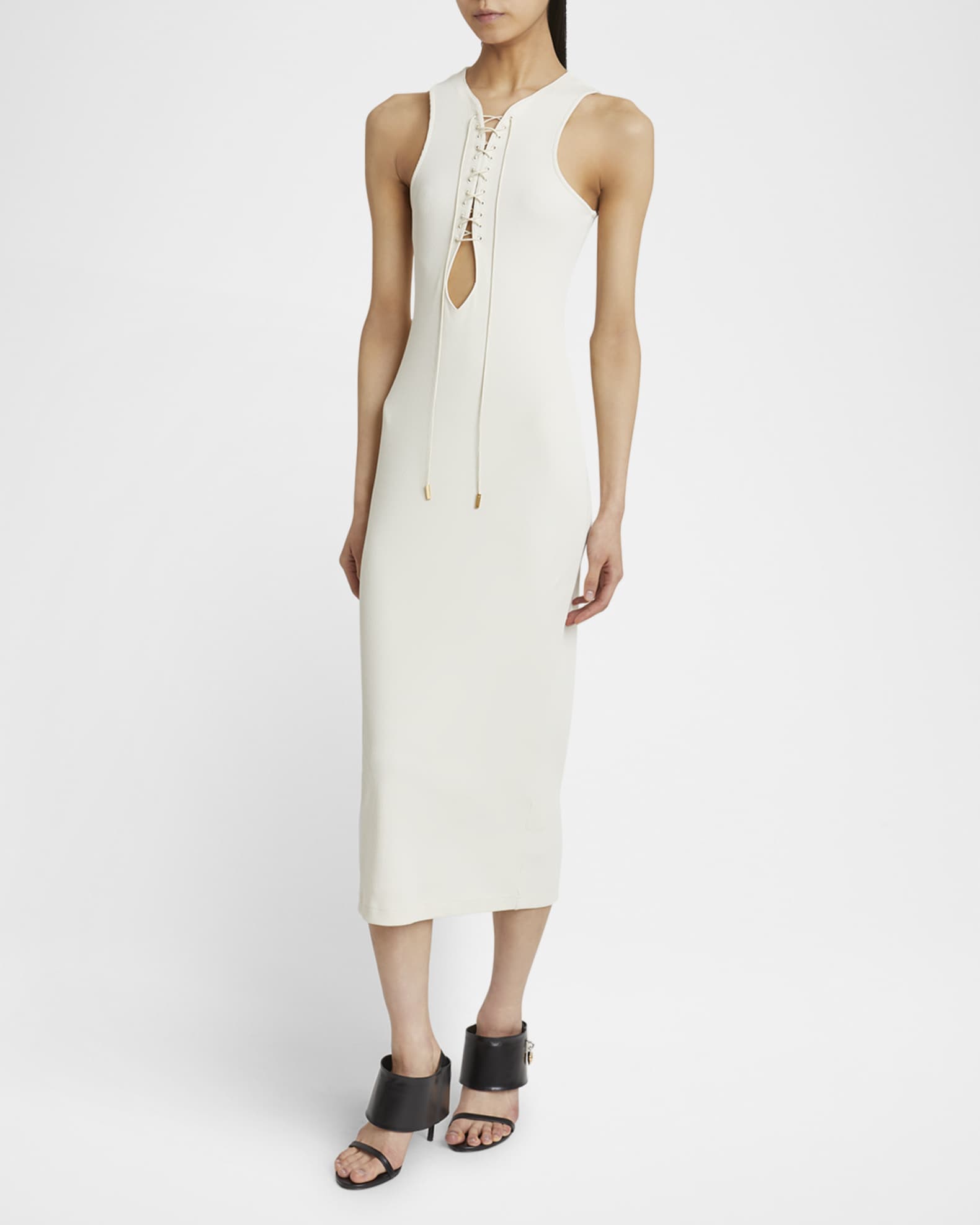 【送料&関税込】Givenchy 4g Plaque Ribbed-knit Tank Dress Givenchy 4G Plaque Ribbed-Knit Tank Dress – Cettire