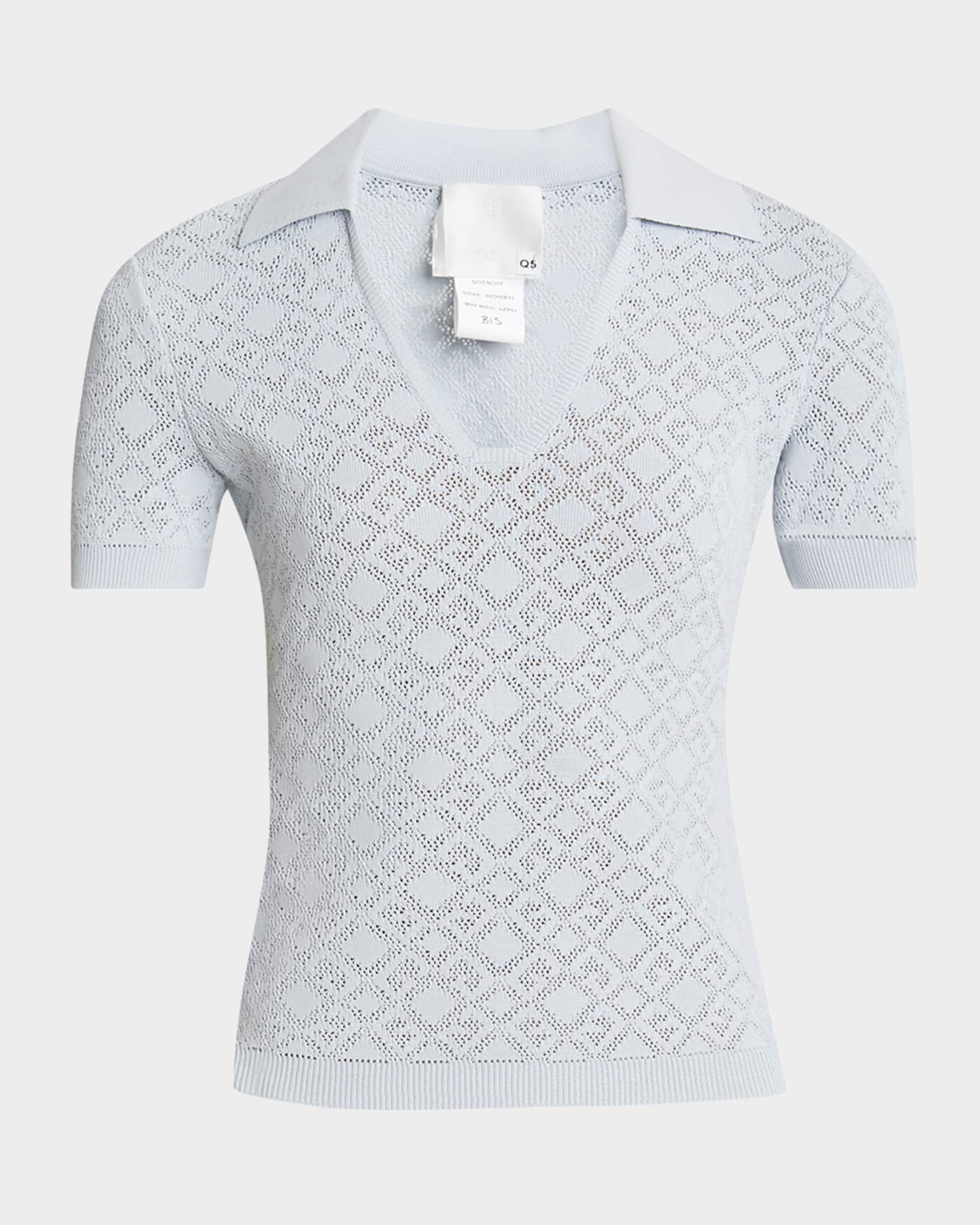 4G Knit Short-Sleeve Polo Shirt 0