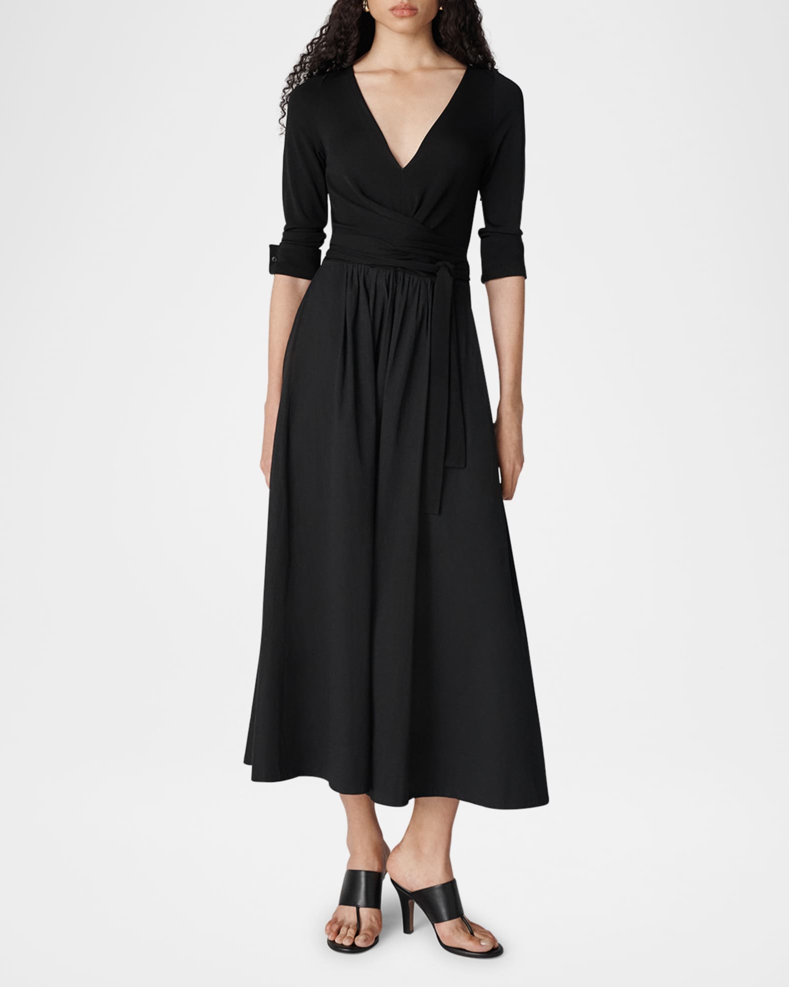 Ballerina A-Line Wrap Midi Dress 1