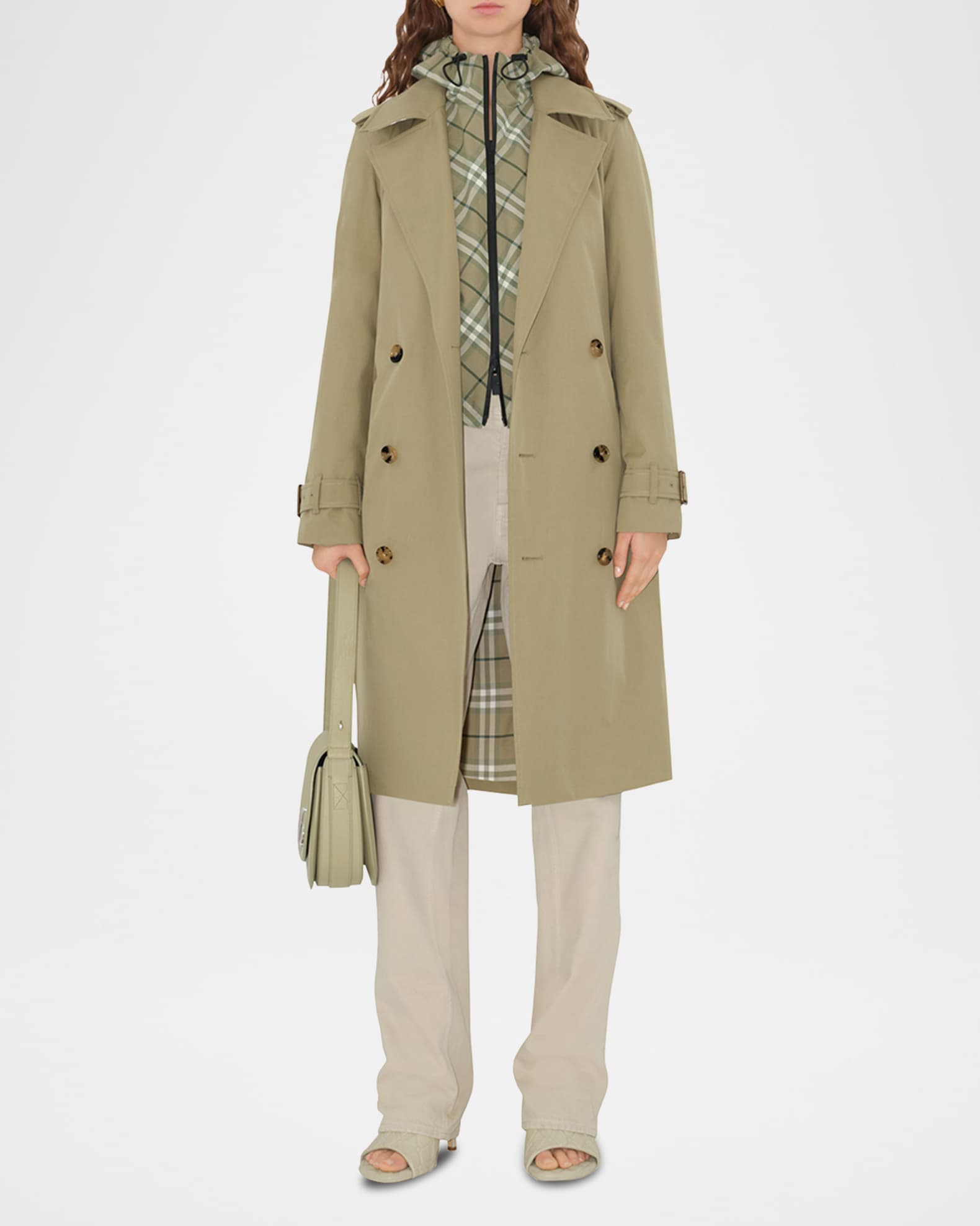 Burberry Belted Long Trench Coat | Neiman Marcus Burberry Belted Long Trench Coat | Neiman Marcus