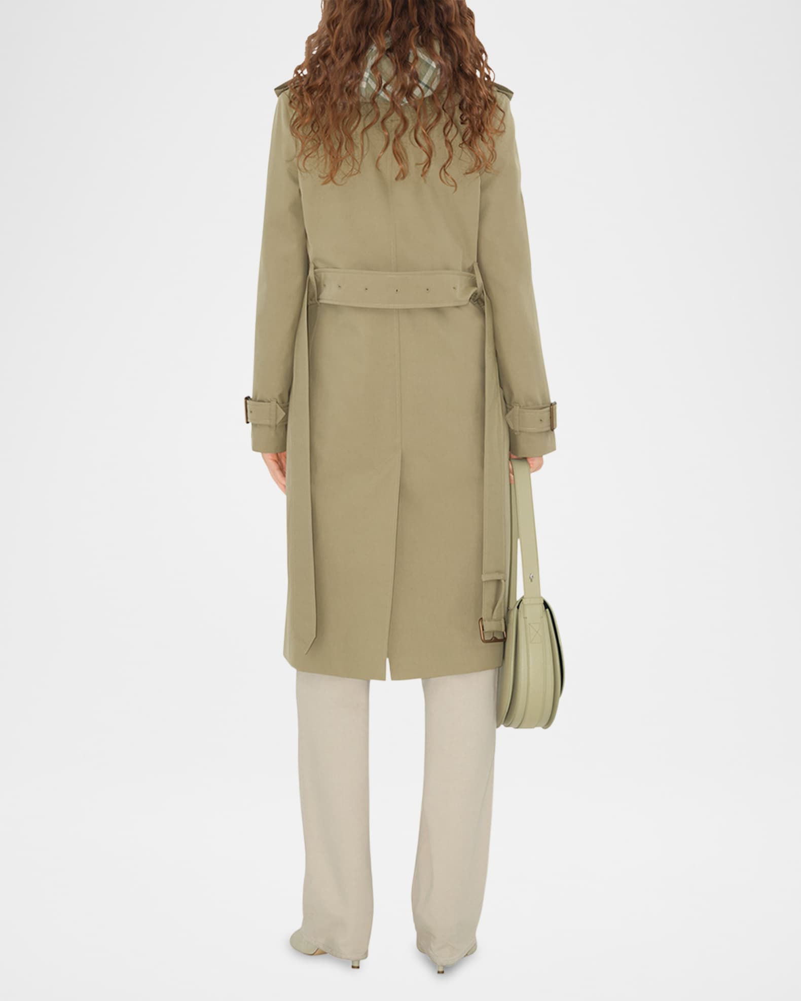 Burberry Belted Long Trench Coat | Neiman Marcus Burberry Belted Long Trench Coat | Neiman Marcus