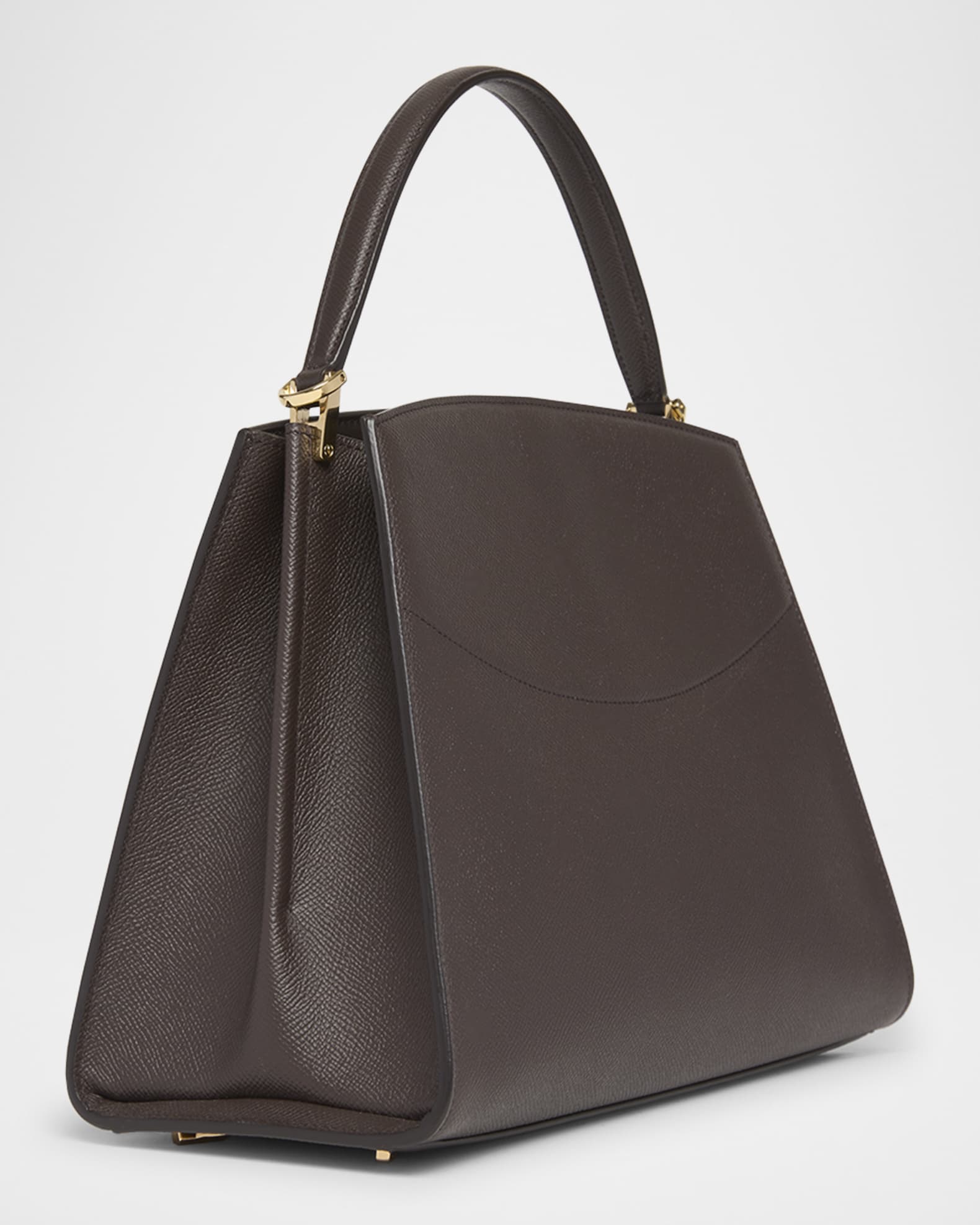 【送料&関税込】Ferragamo Textured Leather The Studio Handba Ferragamo The New Studio Box Leather Top-Handle Bag | Neiman
