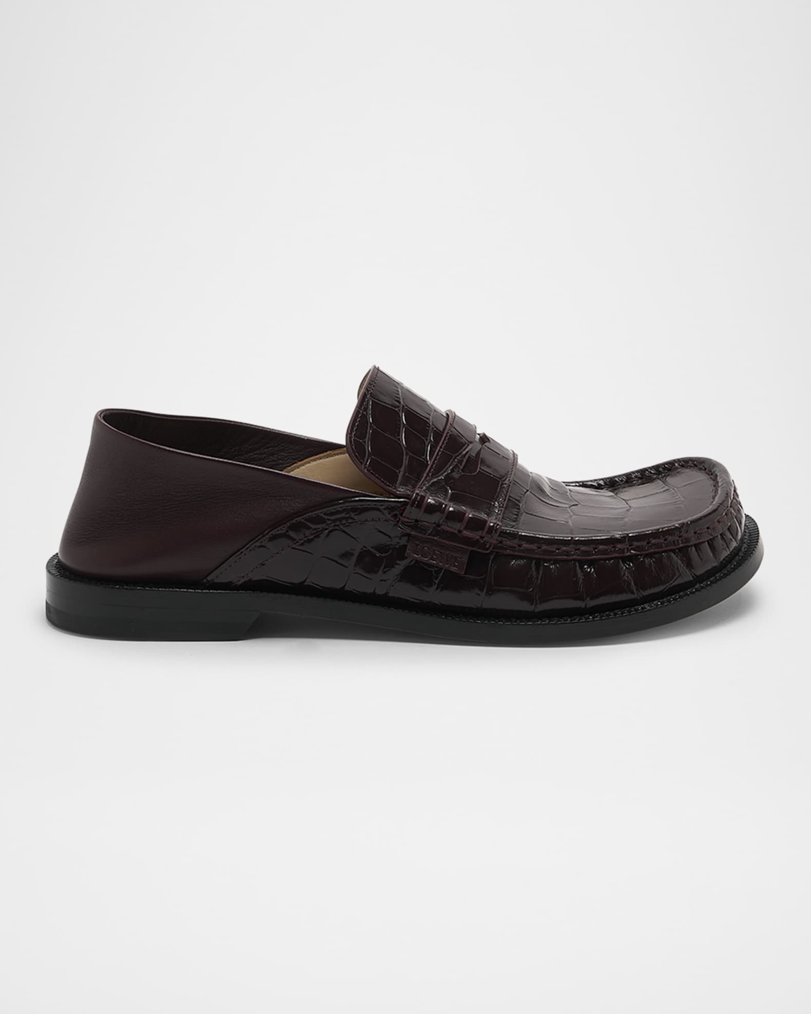 Campo Croco Fold Penny Loafers 0
