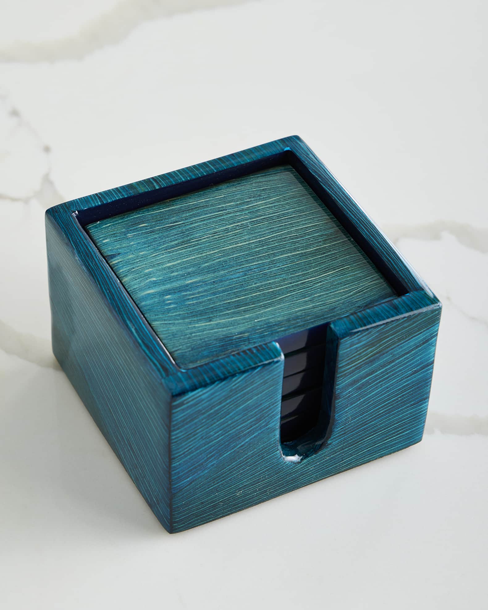 Blue Maize Coasters Open Box 1