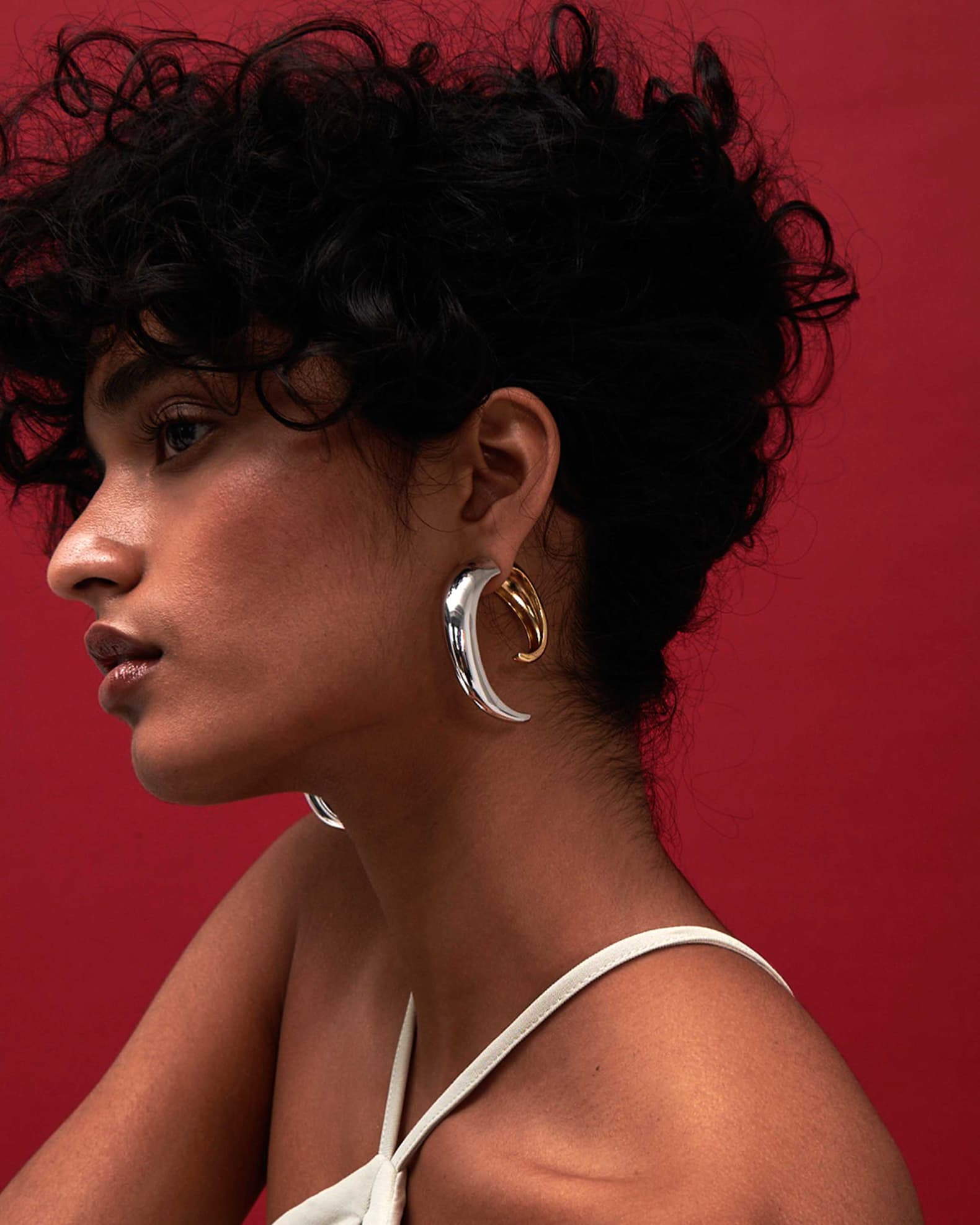 Kiki Two-Tone Convertible Earrings 1