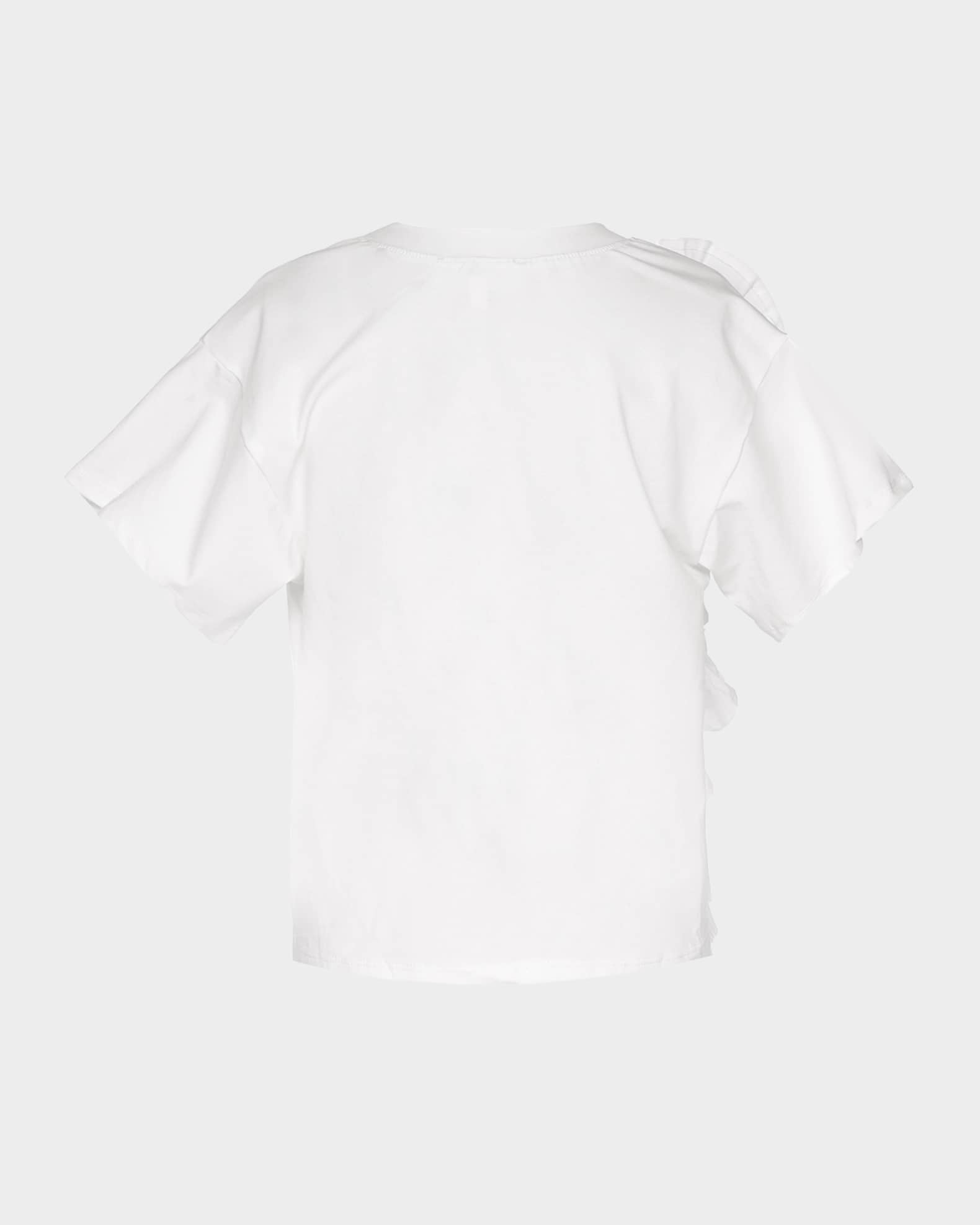 Girl's Jersey T-shirt W/ 3D Floral Trim, Size 4-14 1