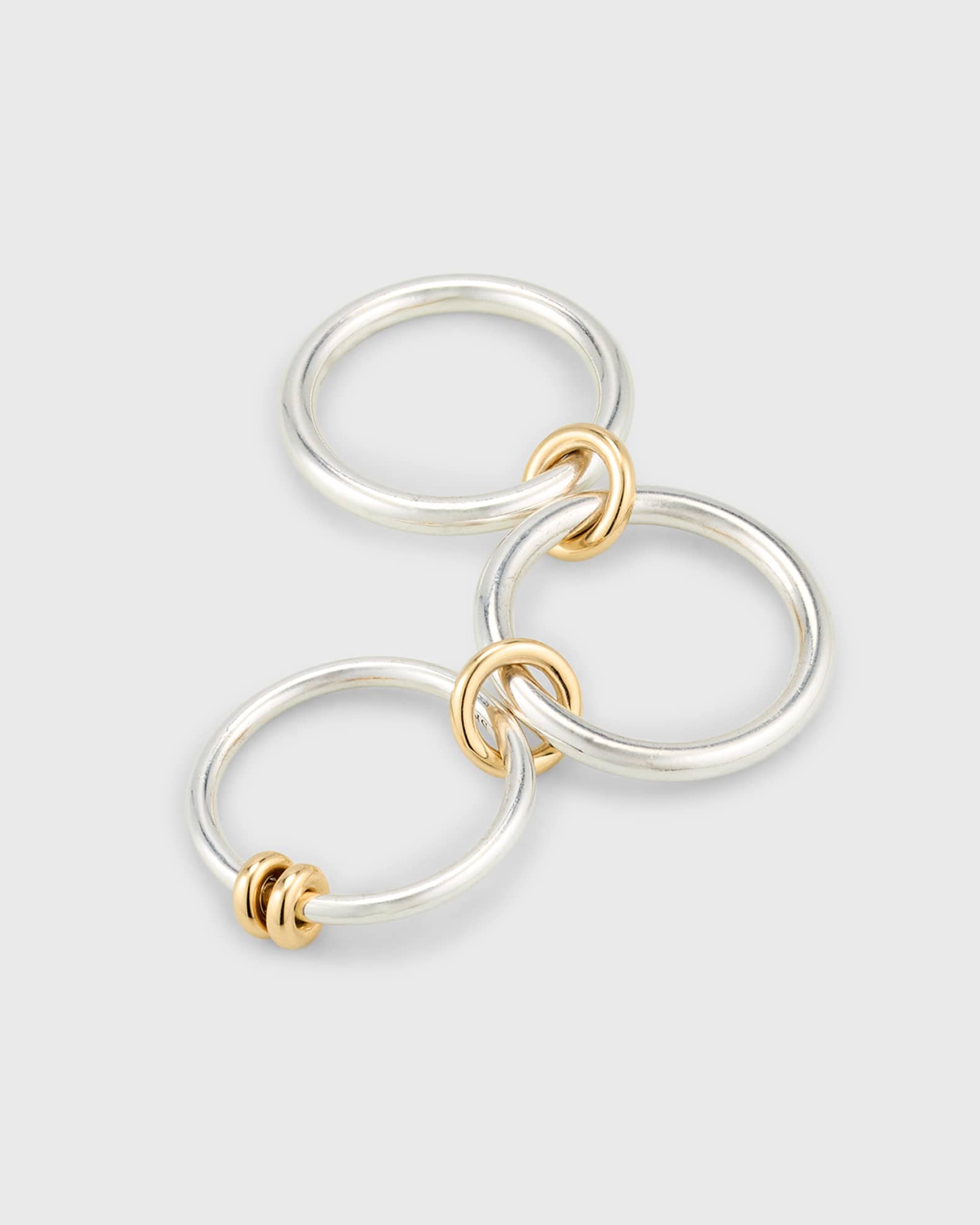 Spinelli Kilcollin Raneth SG Three Link Ring in Sterling Silver