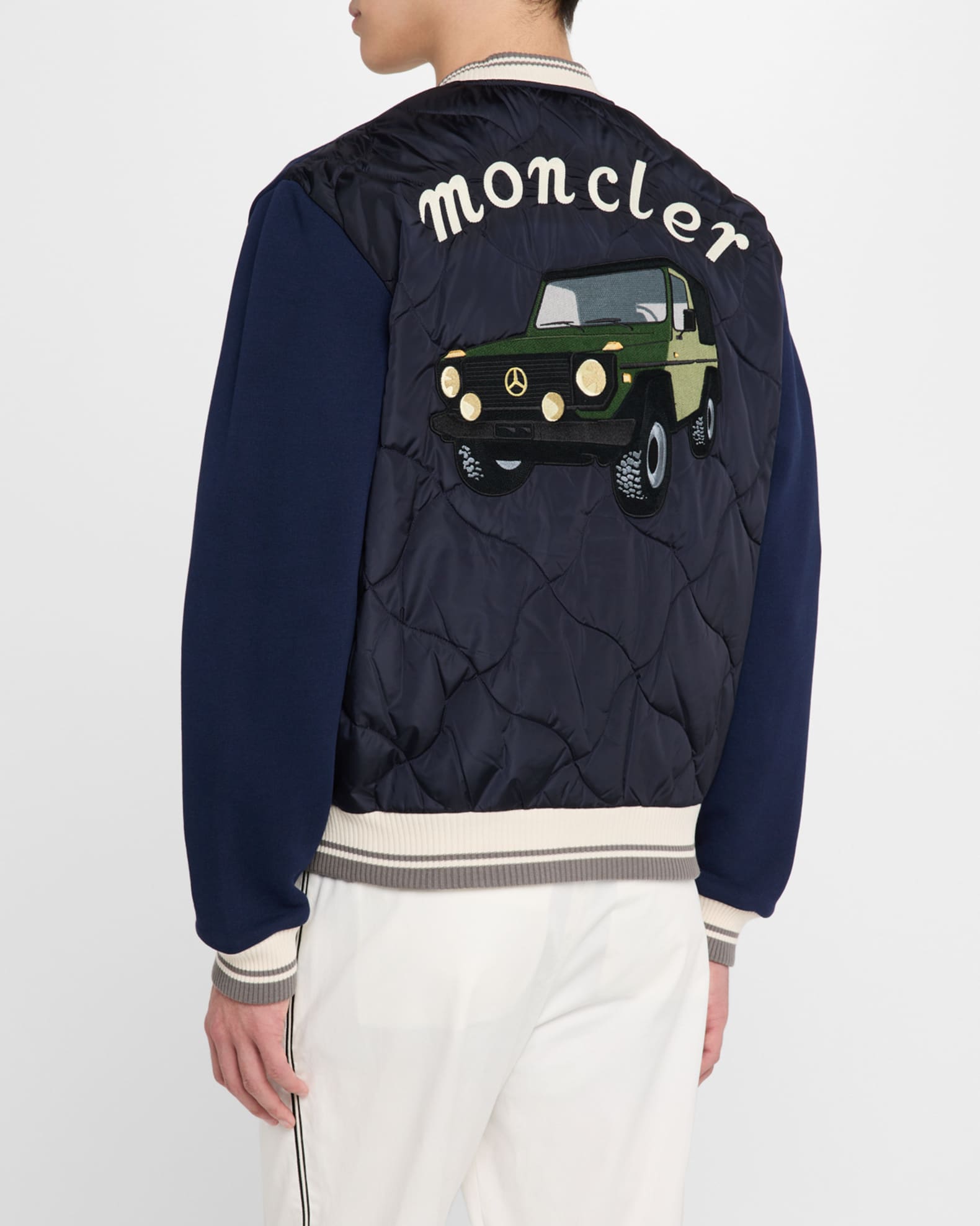【MONCLER x Mercedes-Benz by NIGO】刺しゅうスウェットカーデ MONCLER x Mercedes-Benz by NIGO】刺しゅうスウェットカーデ