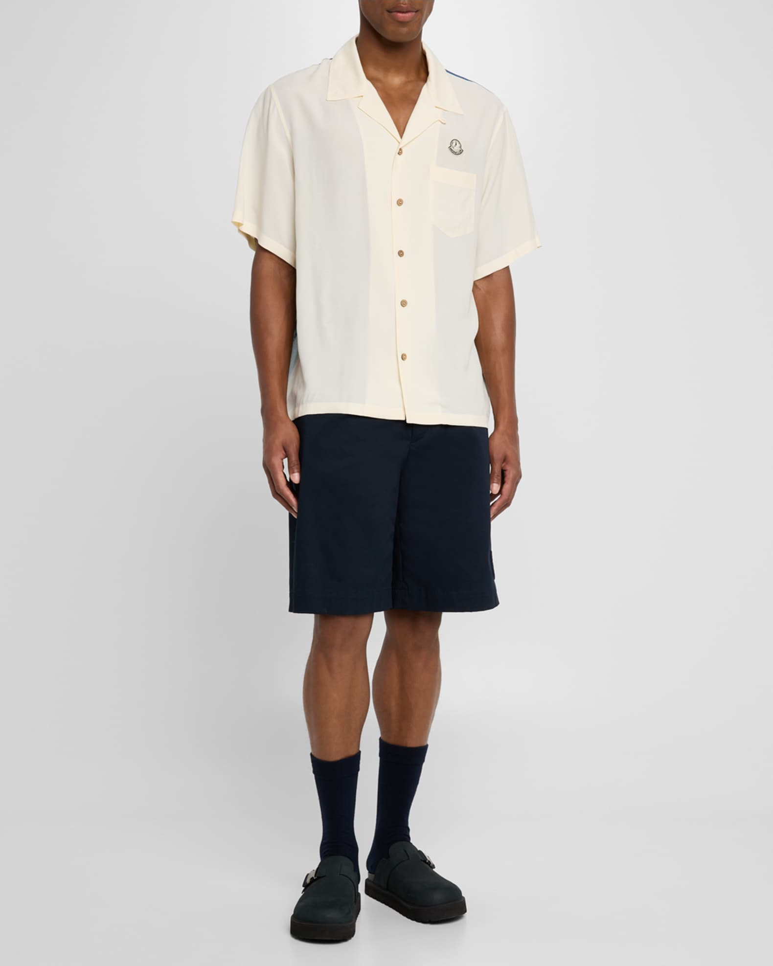 x Mercedes-Benz by NIGO Men's Satin Camp Shirt 1