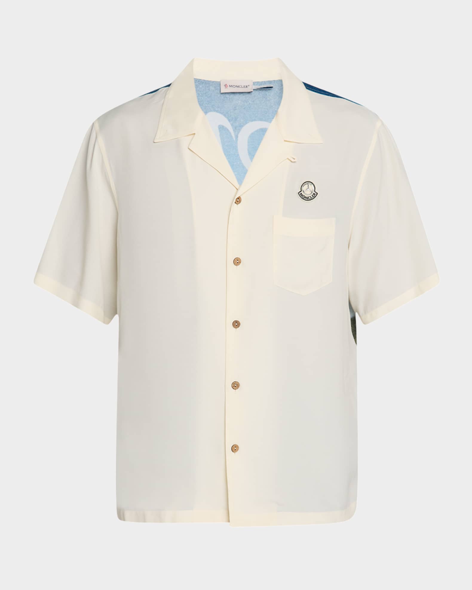 x Mercedes-Benz by NIGO Men's Satin Camp Shirt 0