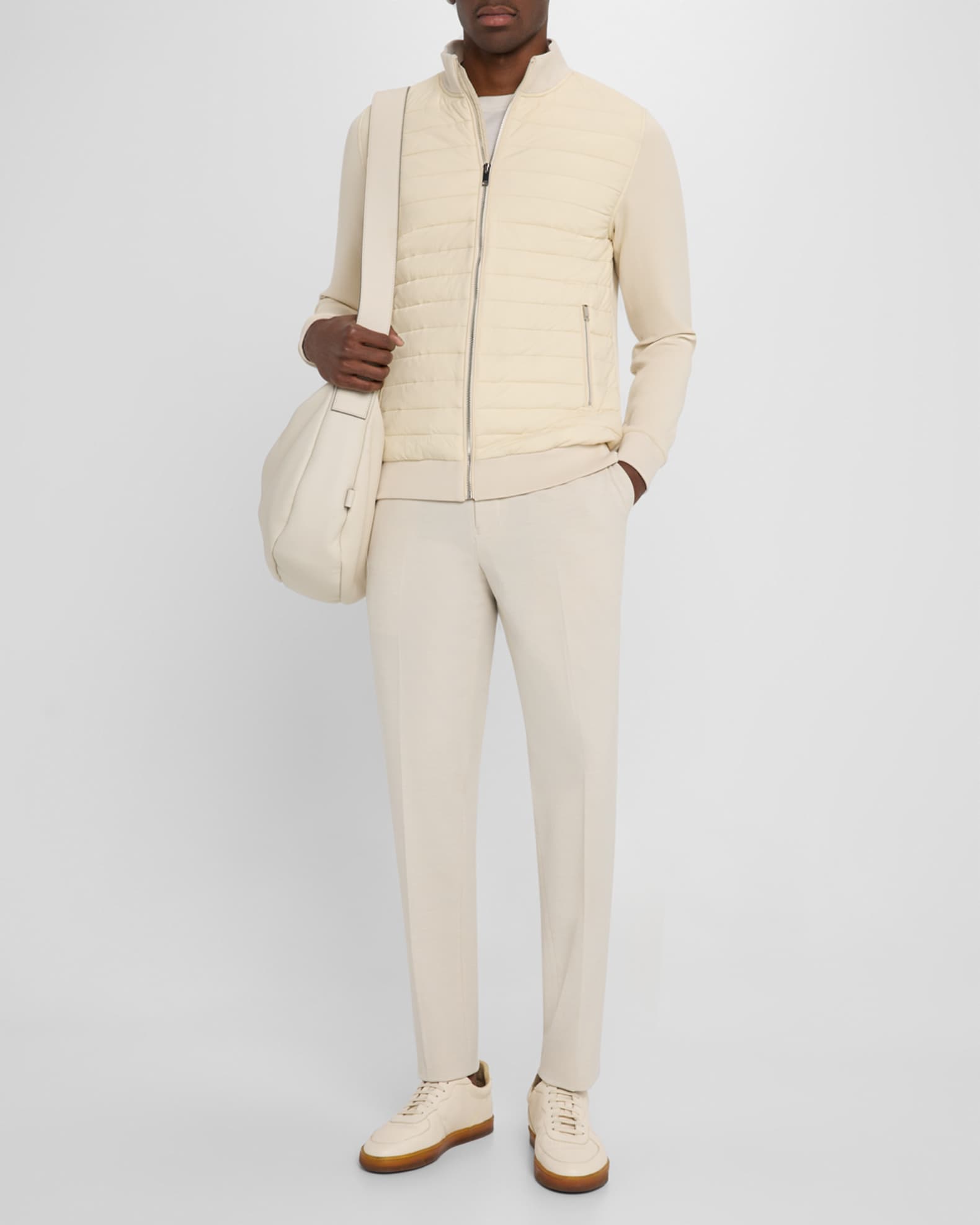 Men's Freddie Quilted Interlock Hybrid Jacket 1