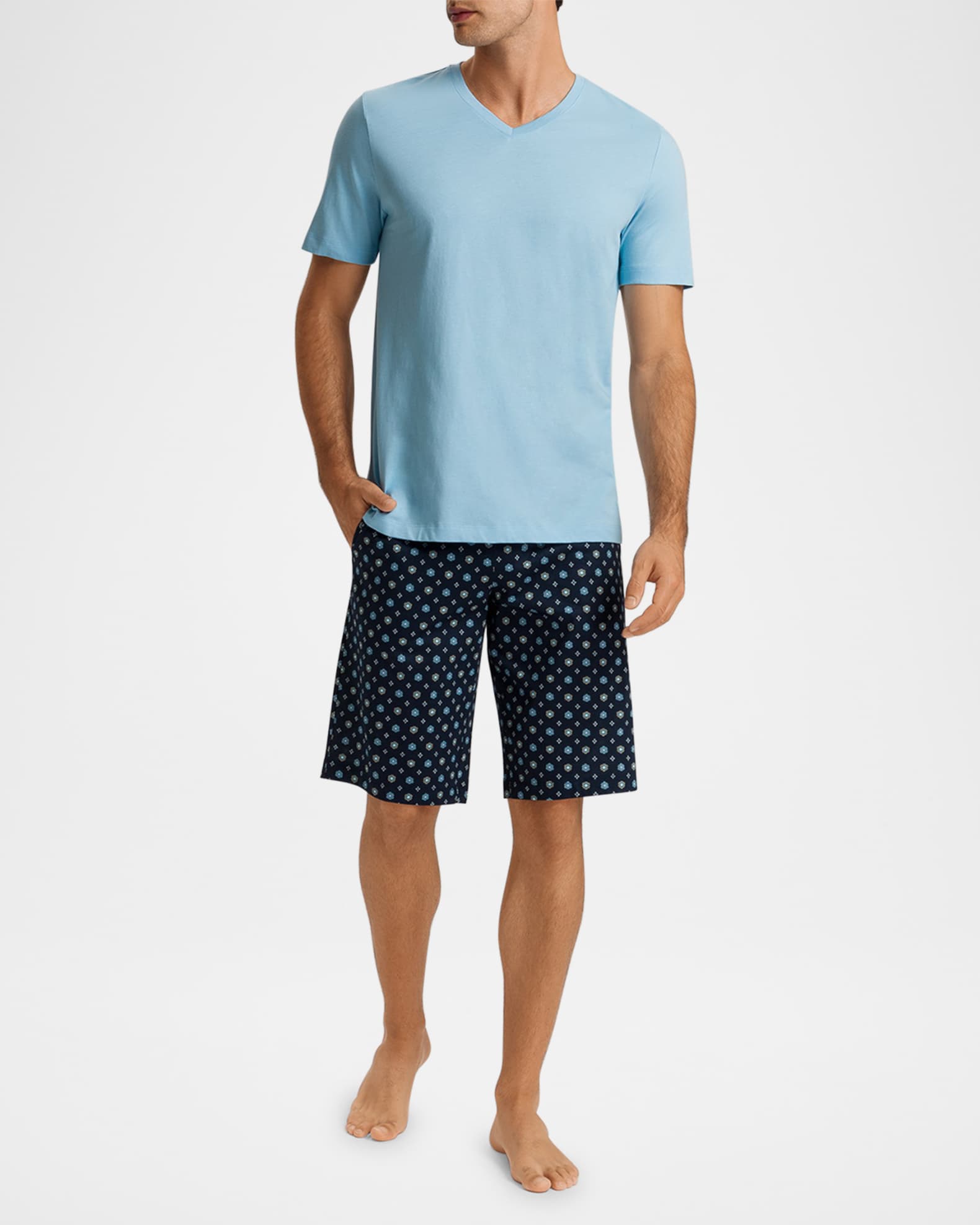 Men's Nightday Jersey Short Pajama Set 1