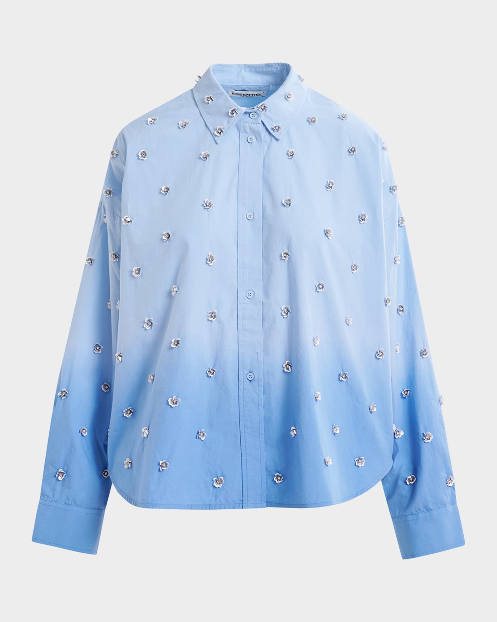 Harkansas Embellished Ombre Shirt 0