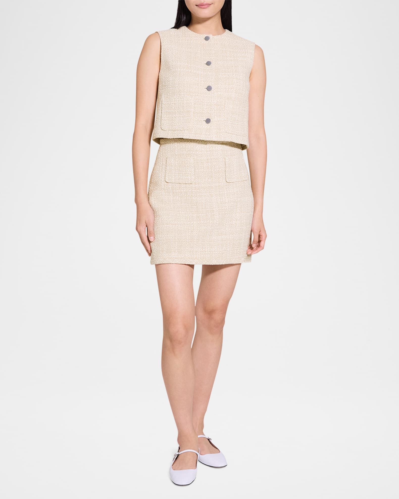 Tweed Pocket Vest 1