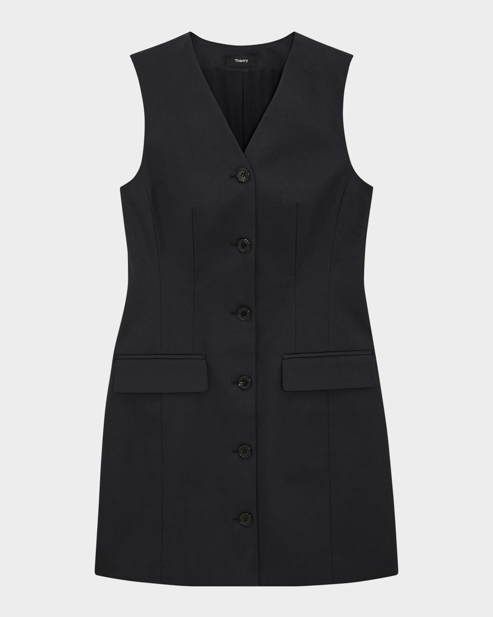 Cotton Chino Mini Blazer Dress 0