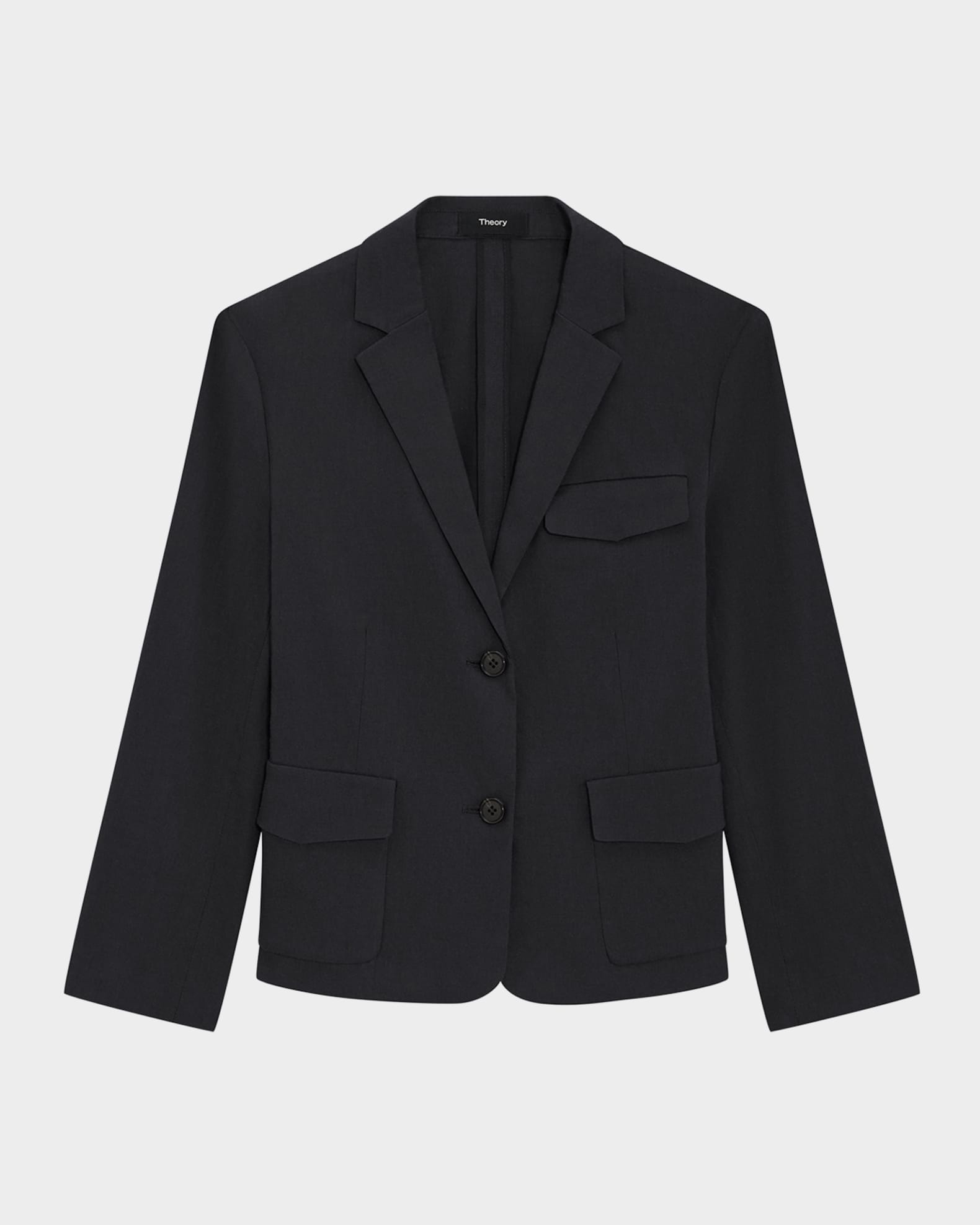 Shrunken Crunch Linen Jacket 0