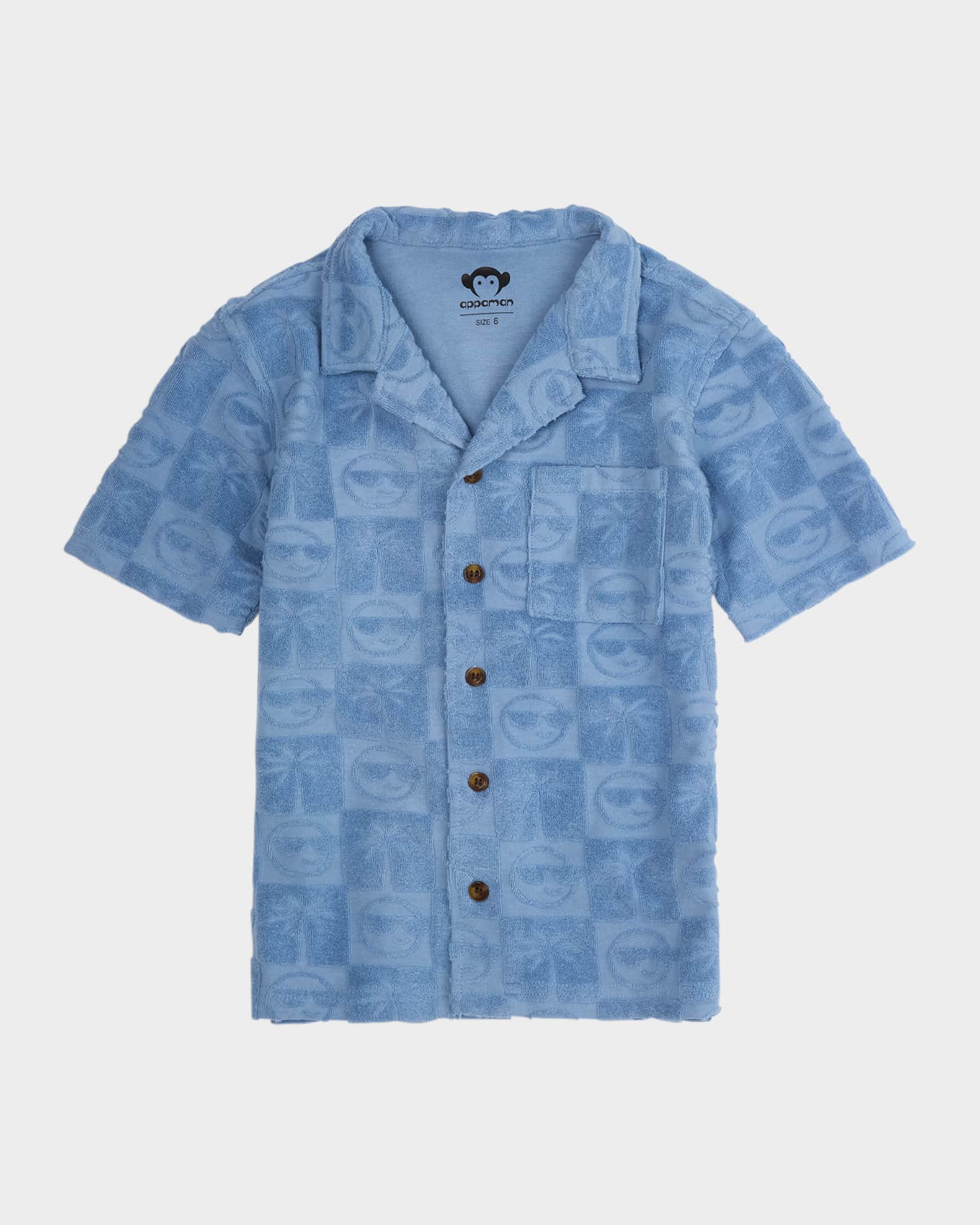 Boy's Resort Mixed Patterned Shirt, Size 2-10 0