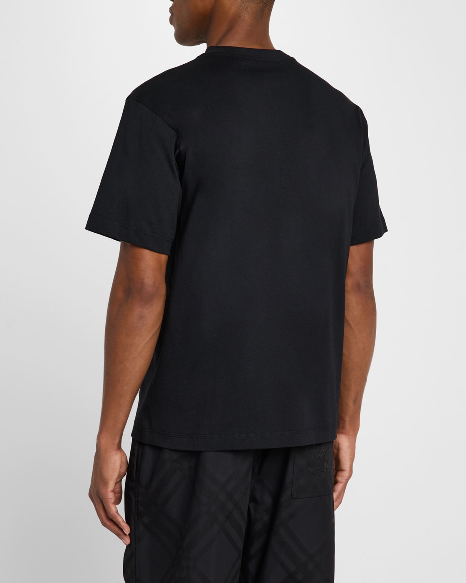 ★Burberry★ B Crest Short Sleeve T-Shirt Black 8108167 8108 B Crest Cotton T-shirt in Black - Men | Burberry® Official