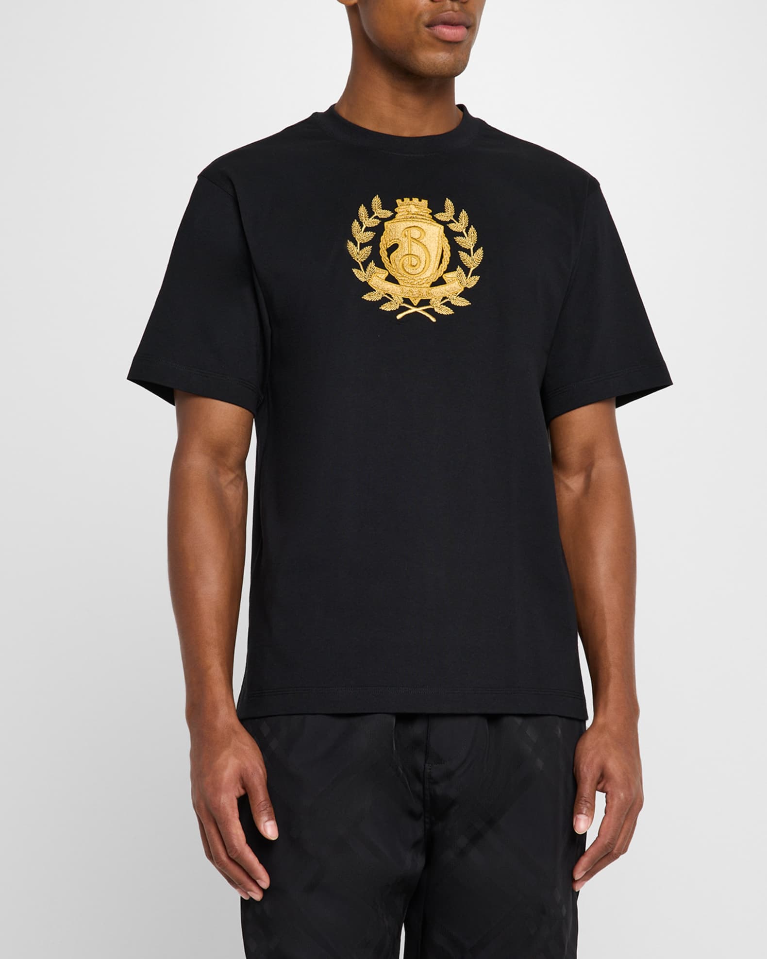 Tシャツ・カットソー Burberry Cotton Logo T-Shirt Burberry logo-print Cotton T-shirt | Black | FARFETCH
