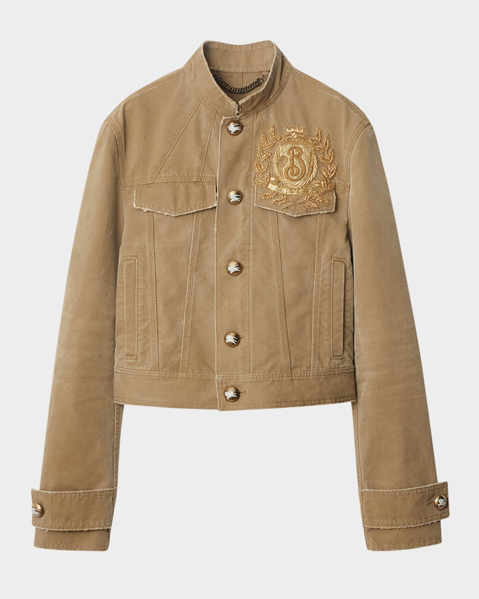 Men's B Crest Denim Jacket 0