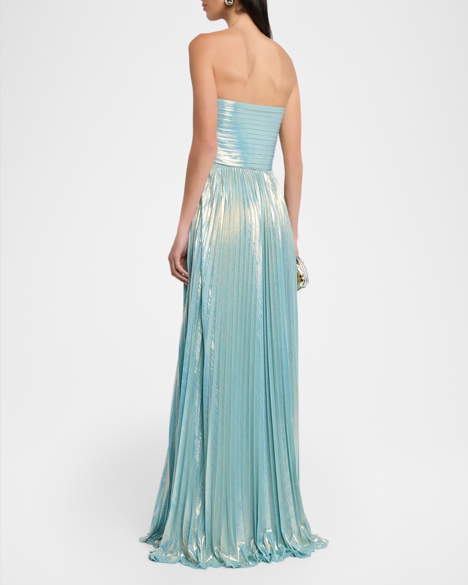 Retrofete Sevyn Strapless Metallic Dress | Neiman Marcus