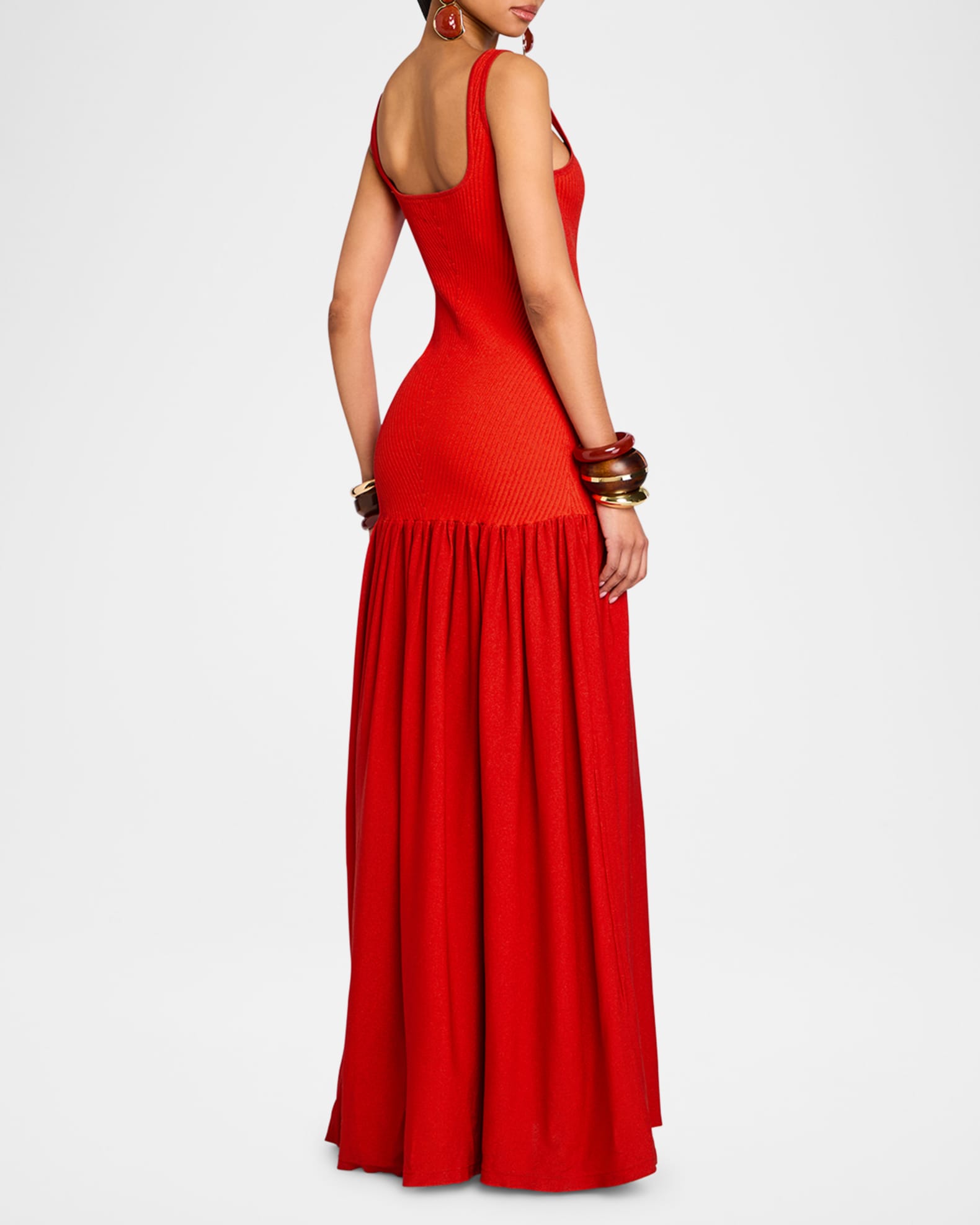 Knit Drop Waist Dress