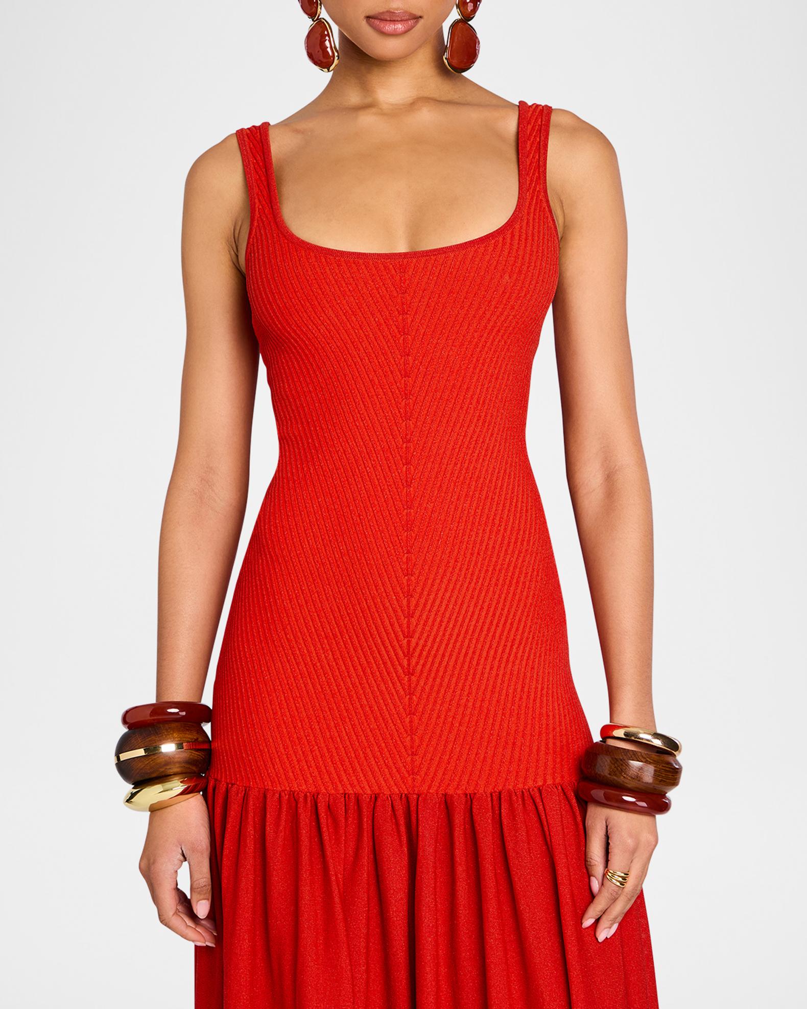 Retrofete Kennedi Knit Drop-Waist Dress | Neiman Marcus