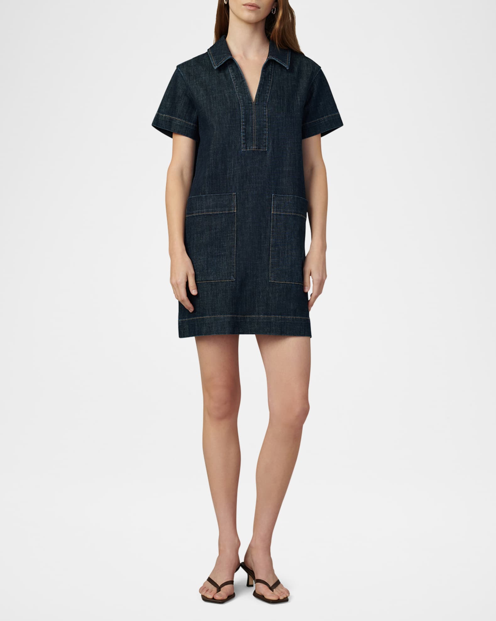 The Lillian Denim Mini Dress 1